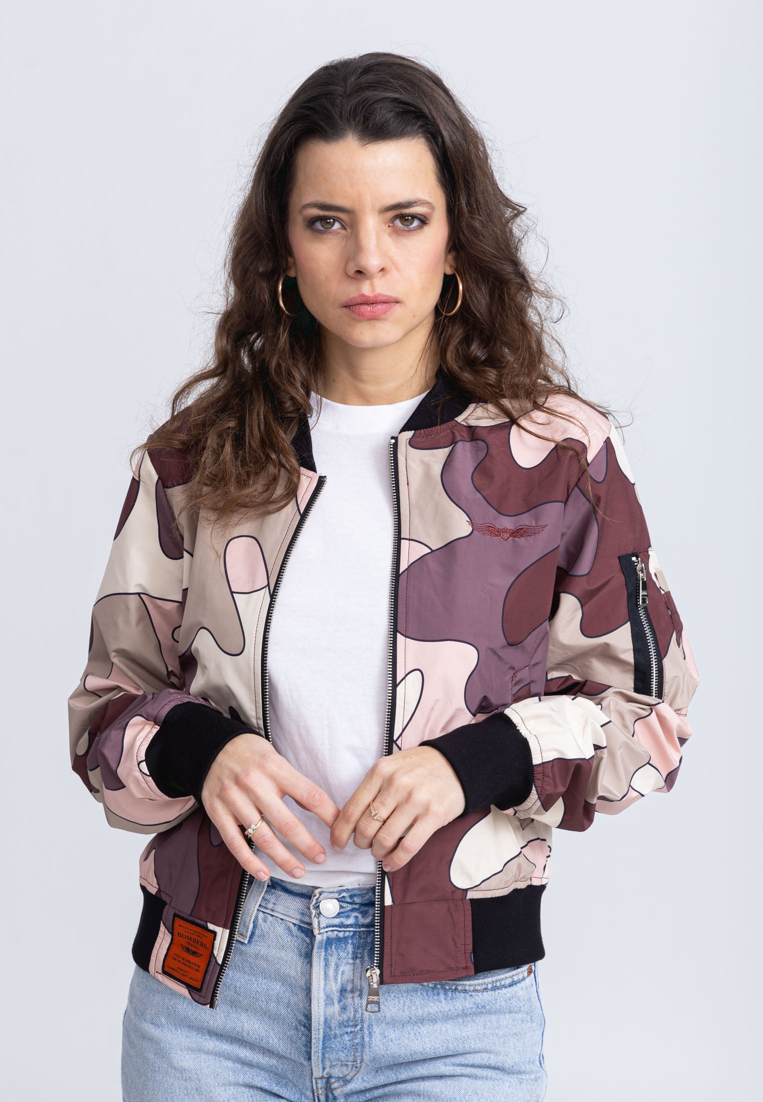 Giacca bomber MA1 W in camo/marrone Bombers Original   