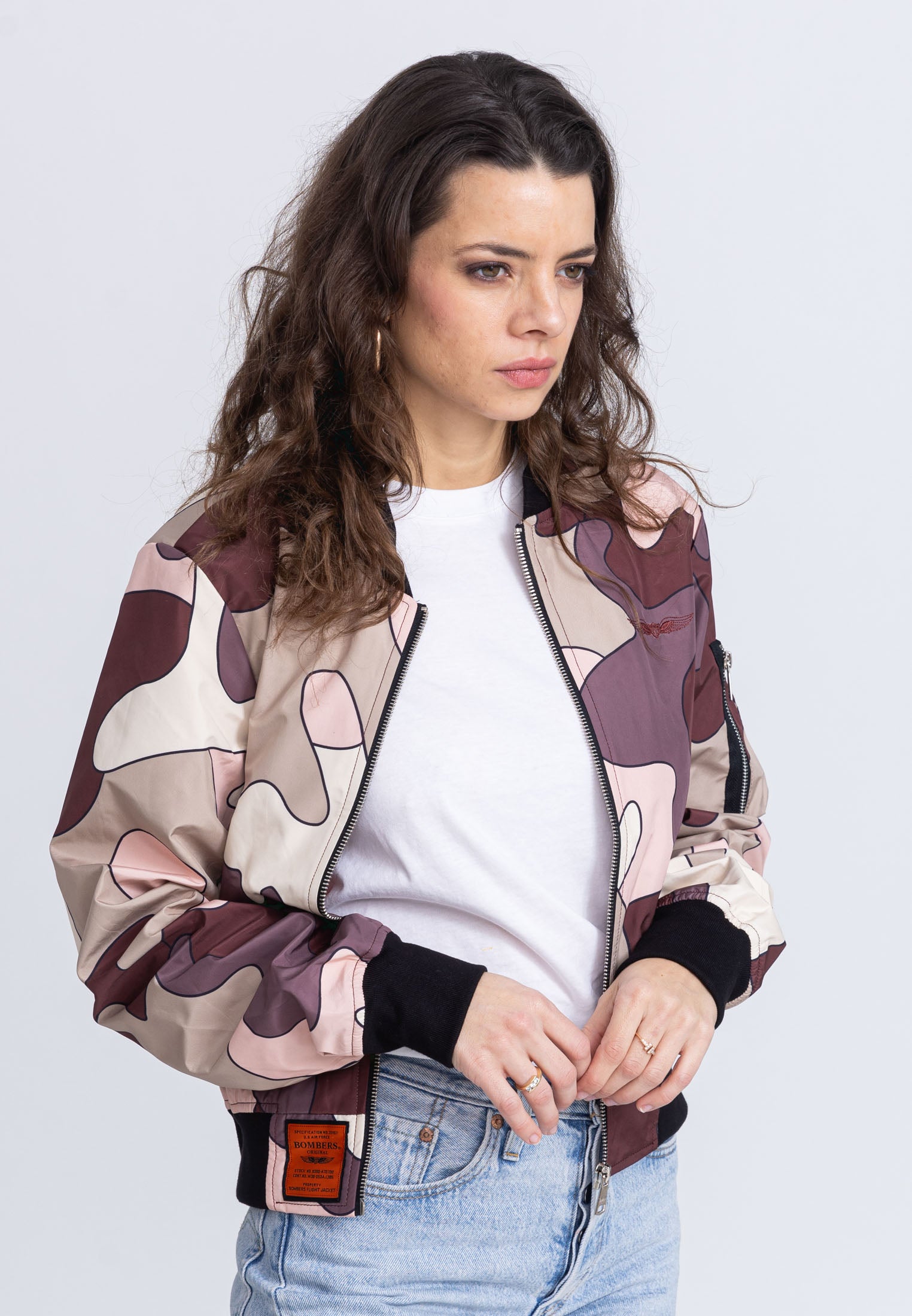 Giacca bomber MA1 W in camo/marrone Bombers Original   