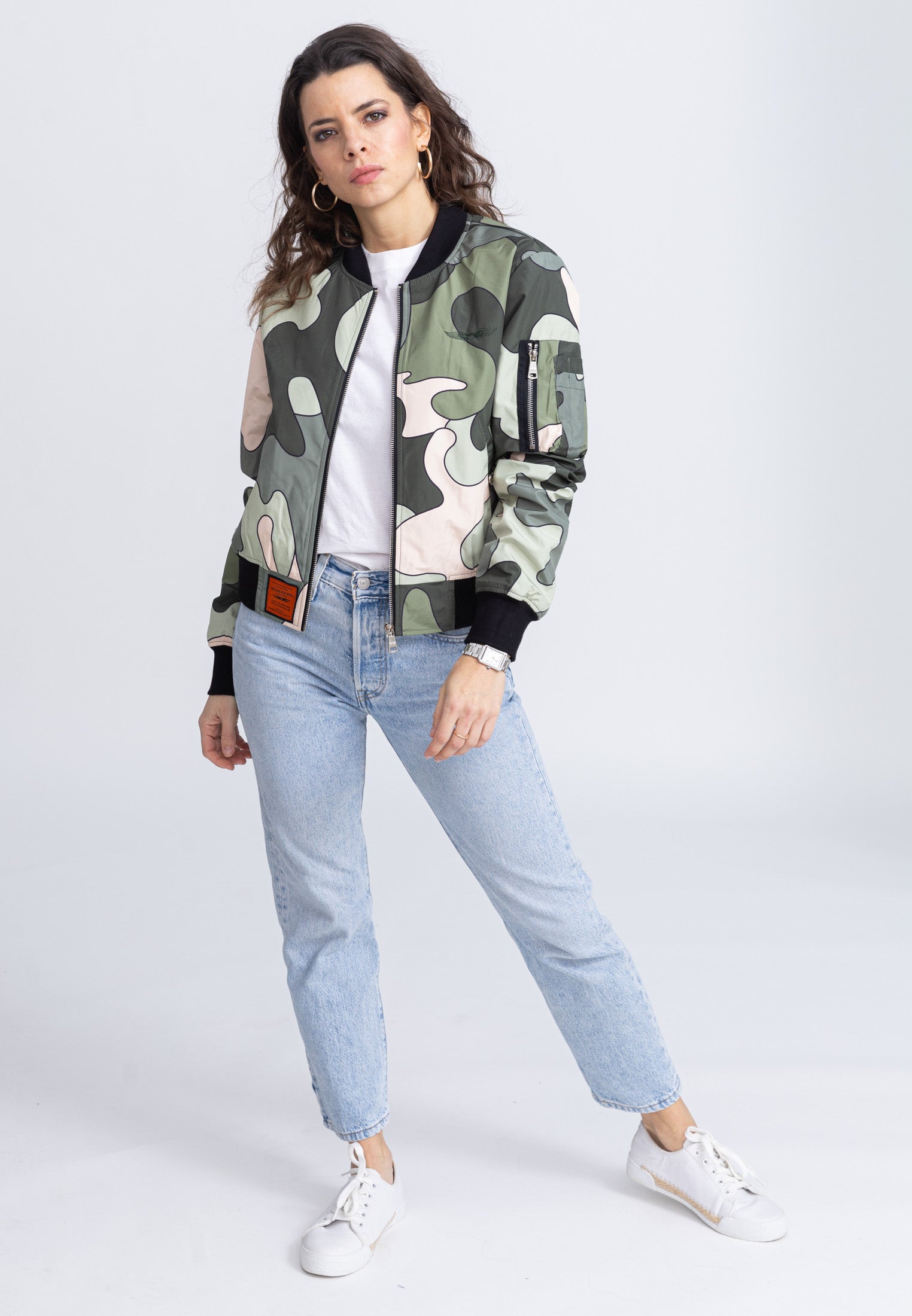 Giacca bomber MA1 W in camo/kaki Bombers Original   