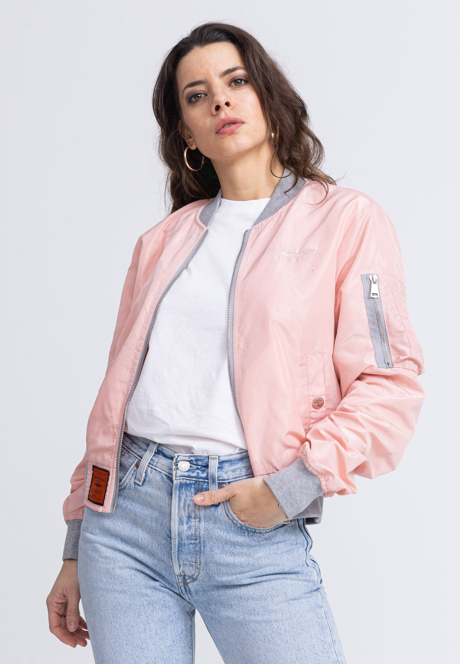 Giacca bomber MA1 W in L.Pink Jackets Bombers Original   