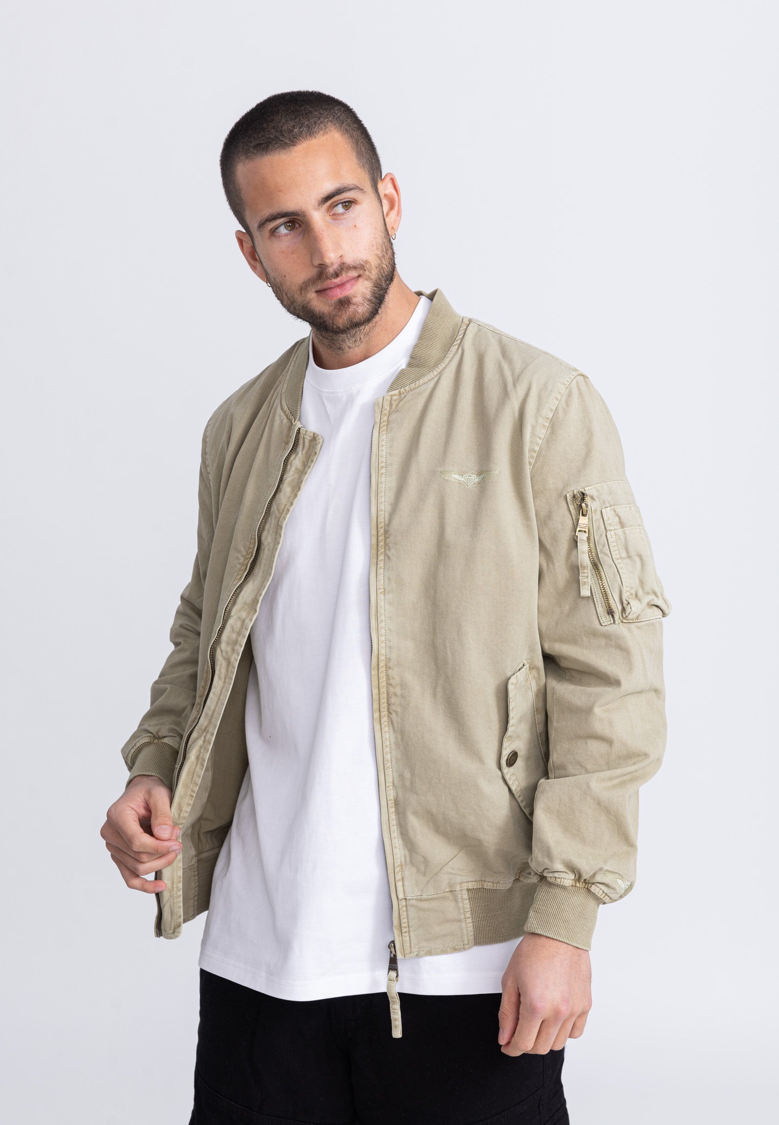 Bomber Mac M in beige Giacche Bombers Original   