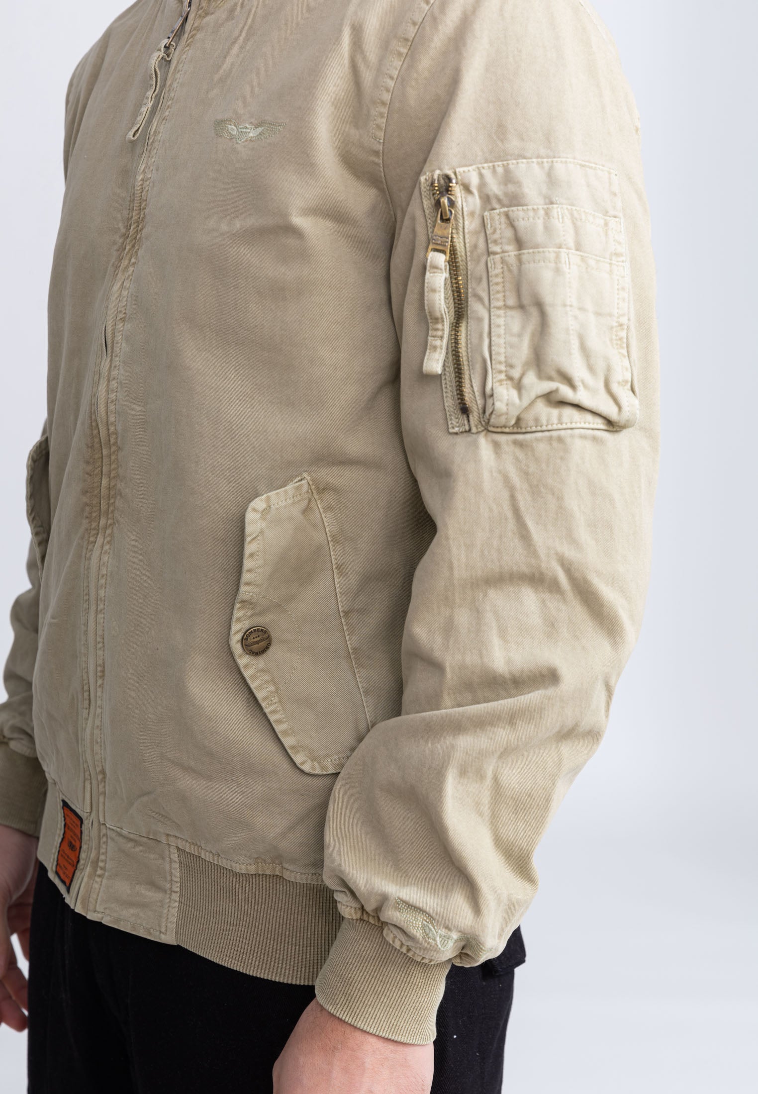 Bomber Mac M in beige Giacche Bombers Original   