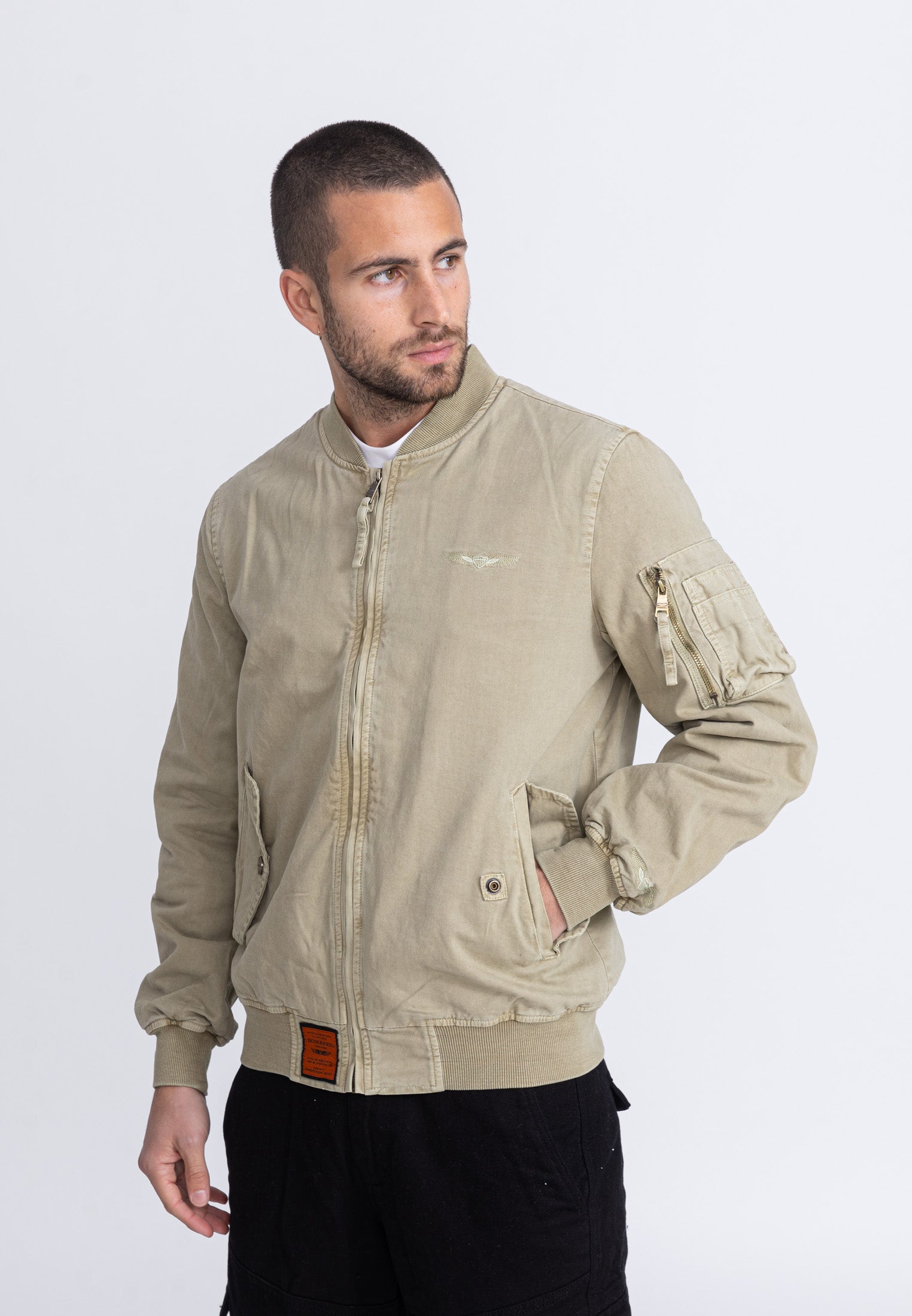 Bomber Mac M in beige Giacche Bombers Original   