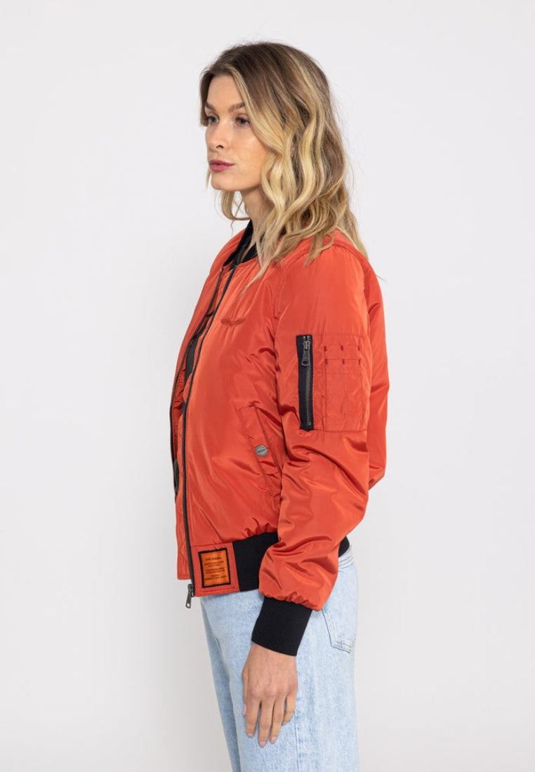 Giacca bomber Max W in Red Rust Bombers Original   