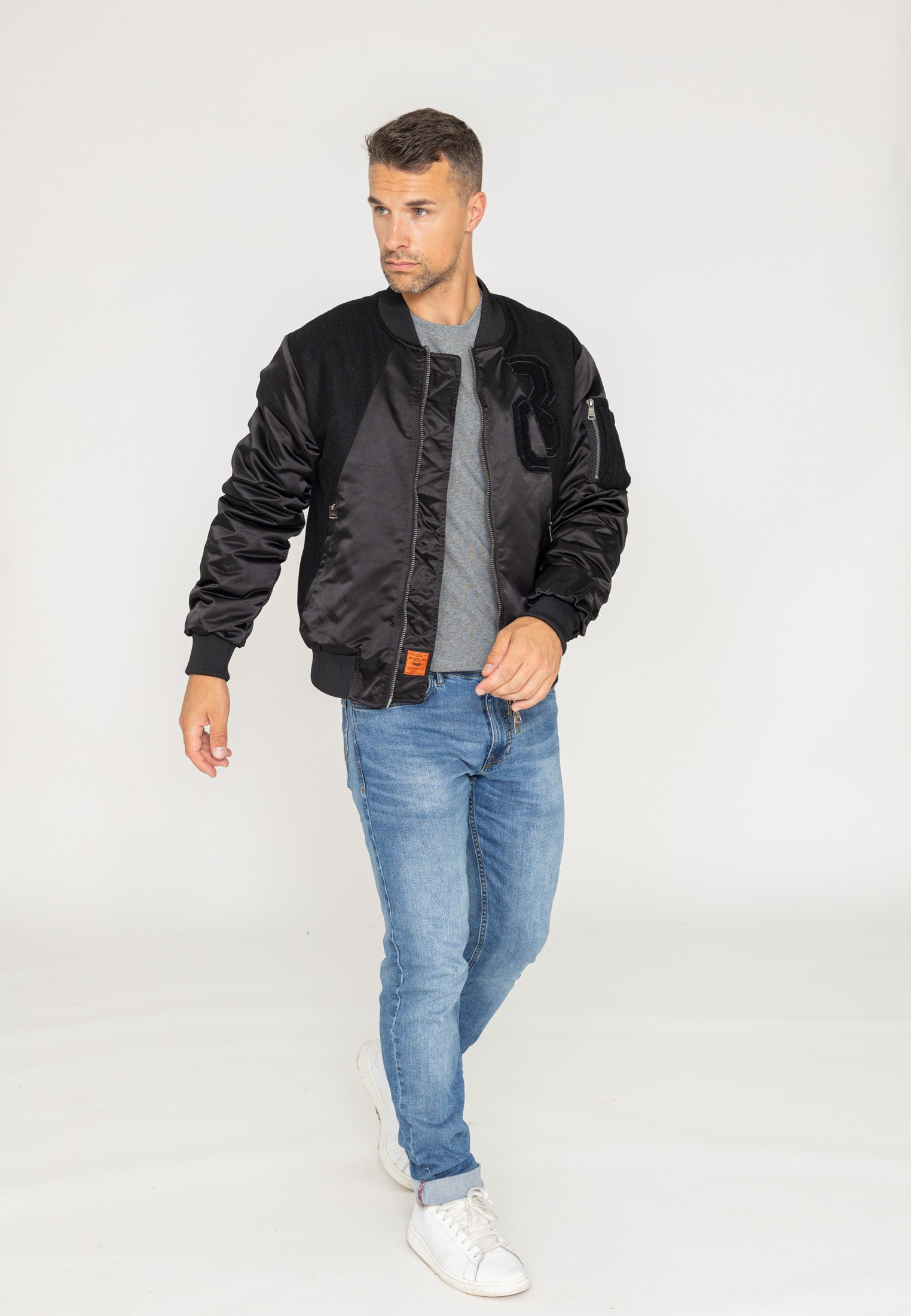 Giacca bomber Nabari U in Giacche nere Bombers Original   