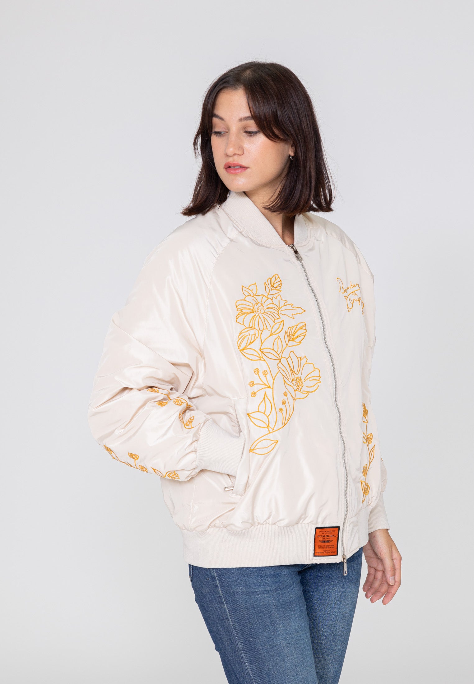 Giacca bomber Princess W in Cream Jackets Bombers Original   