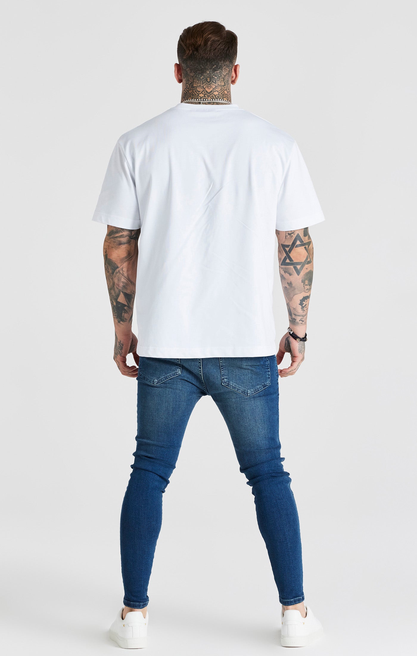 Jeans skinny essenziali in jeans blu SikSilk   