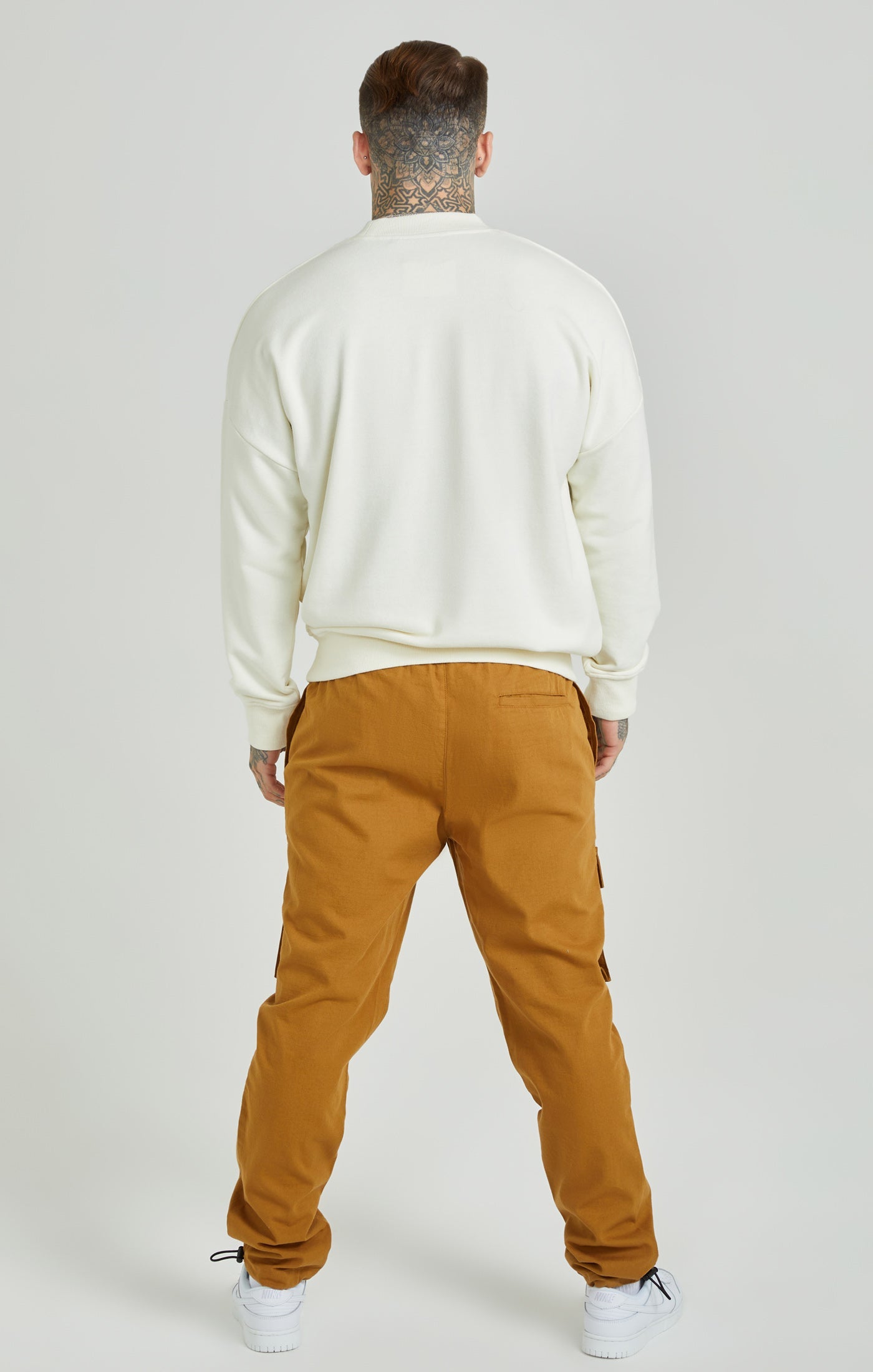 Pantaloni Cargo Ripstop in Tan Pantaloni SikSilk   