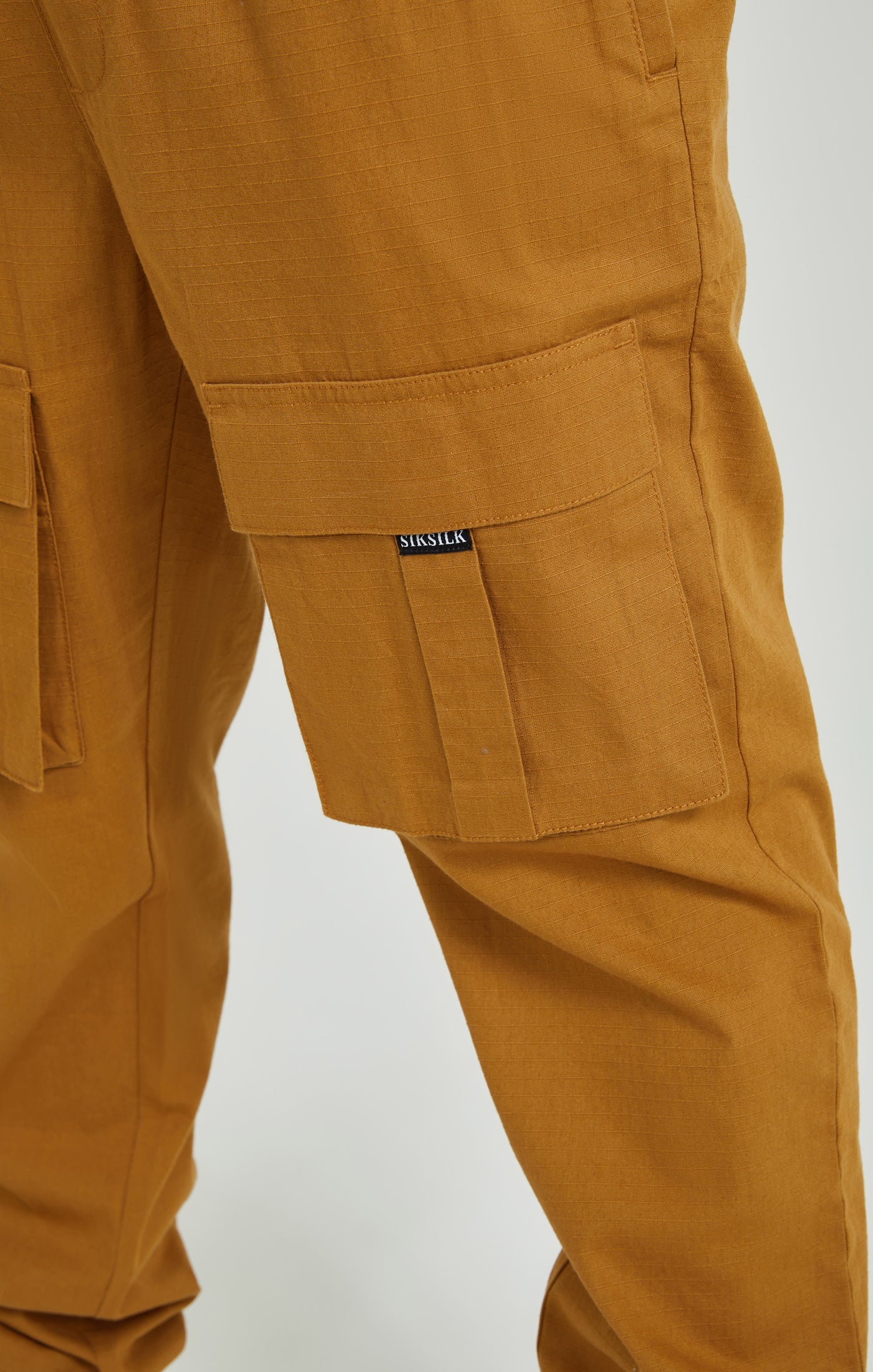 Pantaloni Cargo Ripstop in Tan Pantaloni SikSilk   