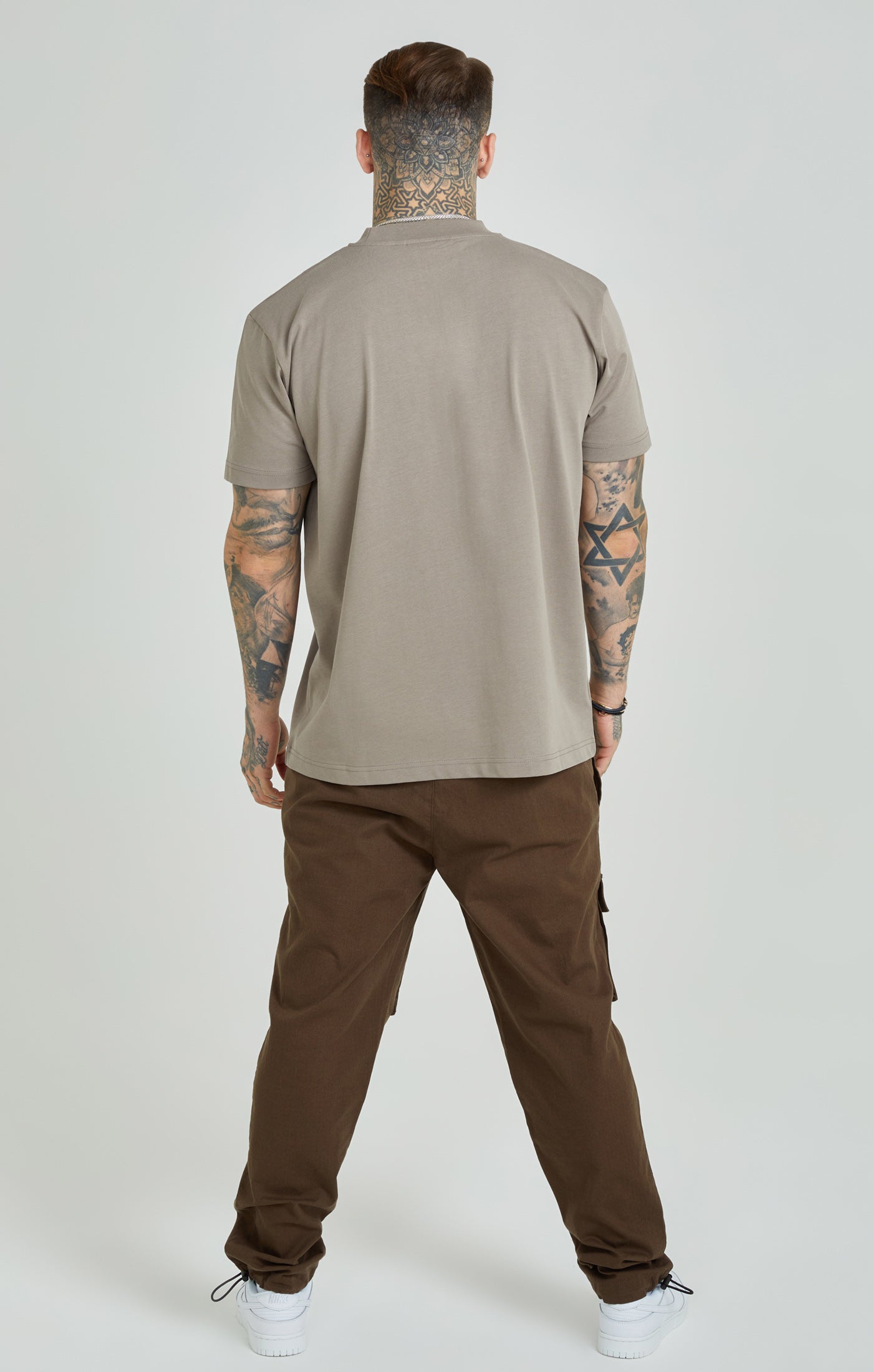 Pantaloni Cargo Ripstop in marrone Pantaloni SikSilk   