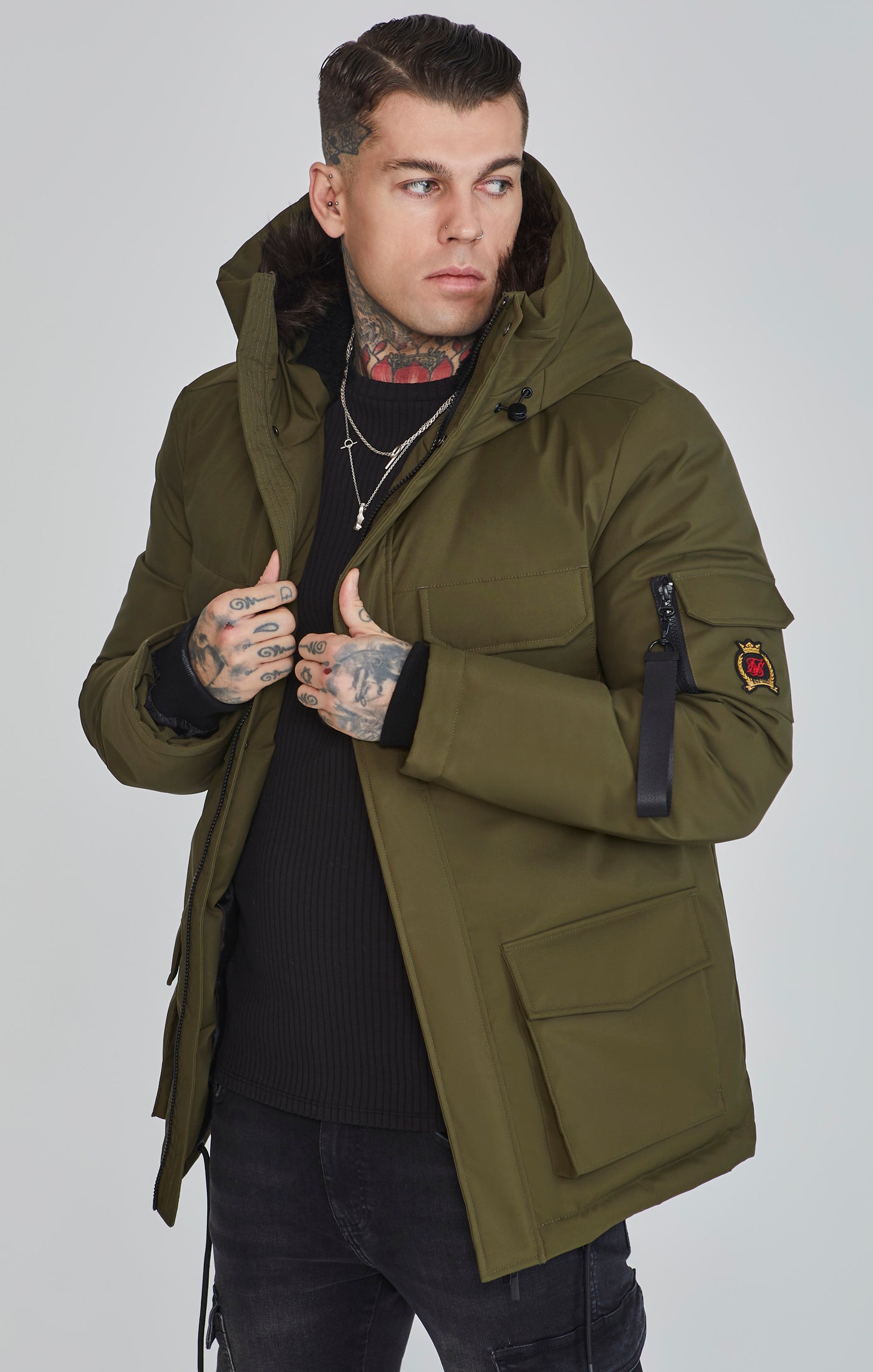 Parka in Giacche verdi SikSilk   