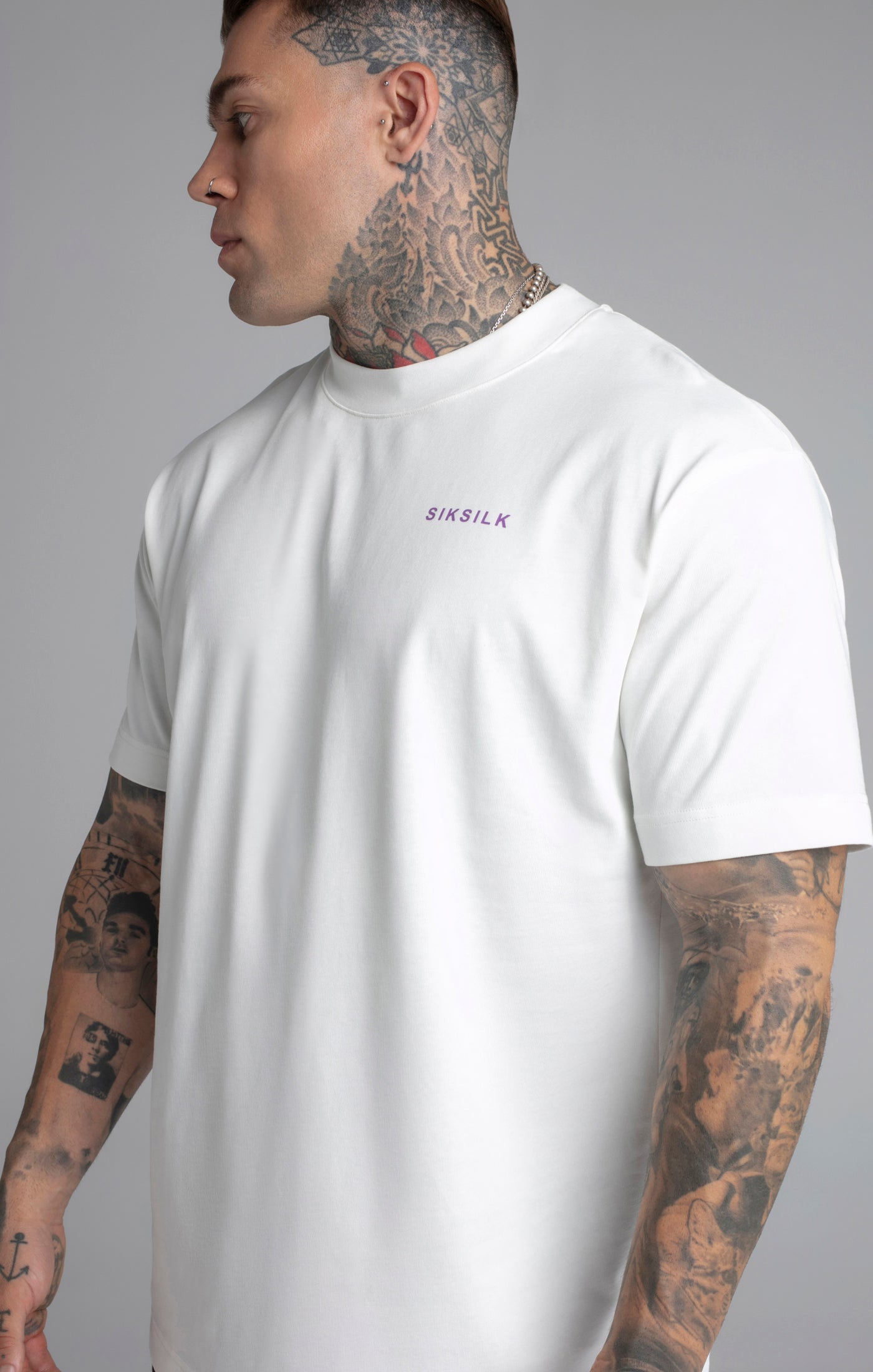 Maglietta in edizione limitata in bianco Magliette SikSilk   