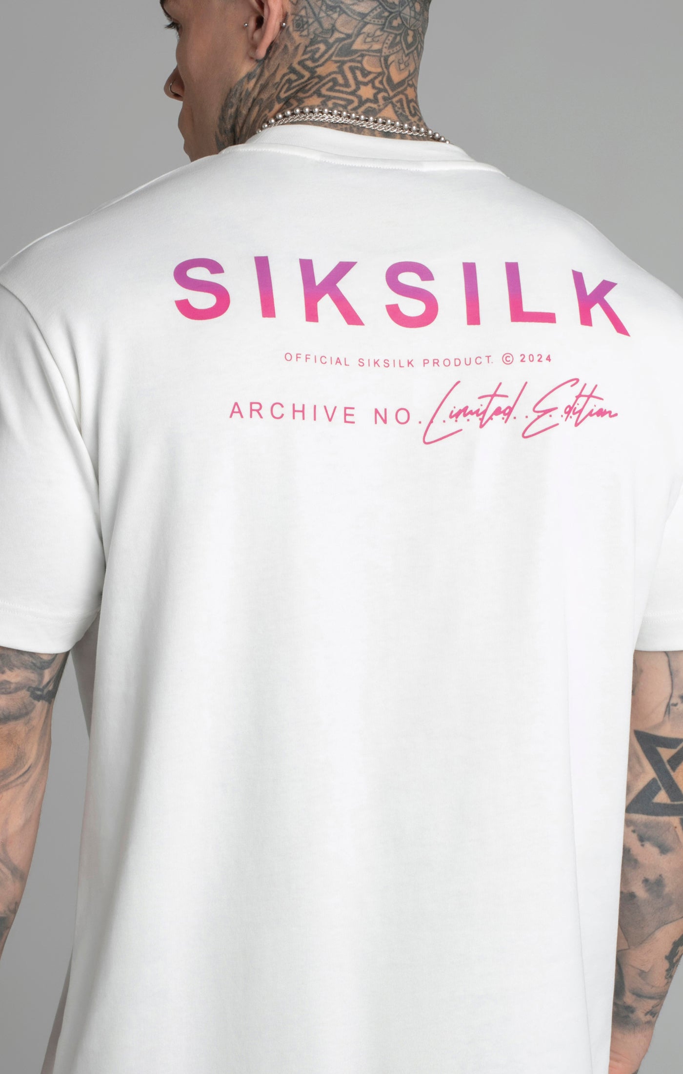 Maglietta in edizione limitata in bianco Magliette SikSilk   