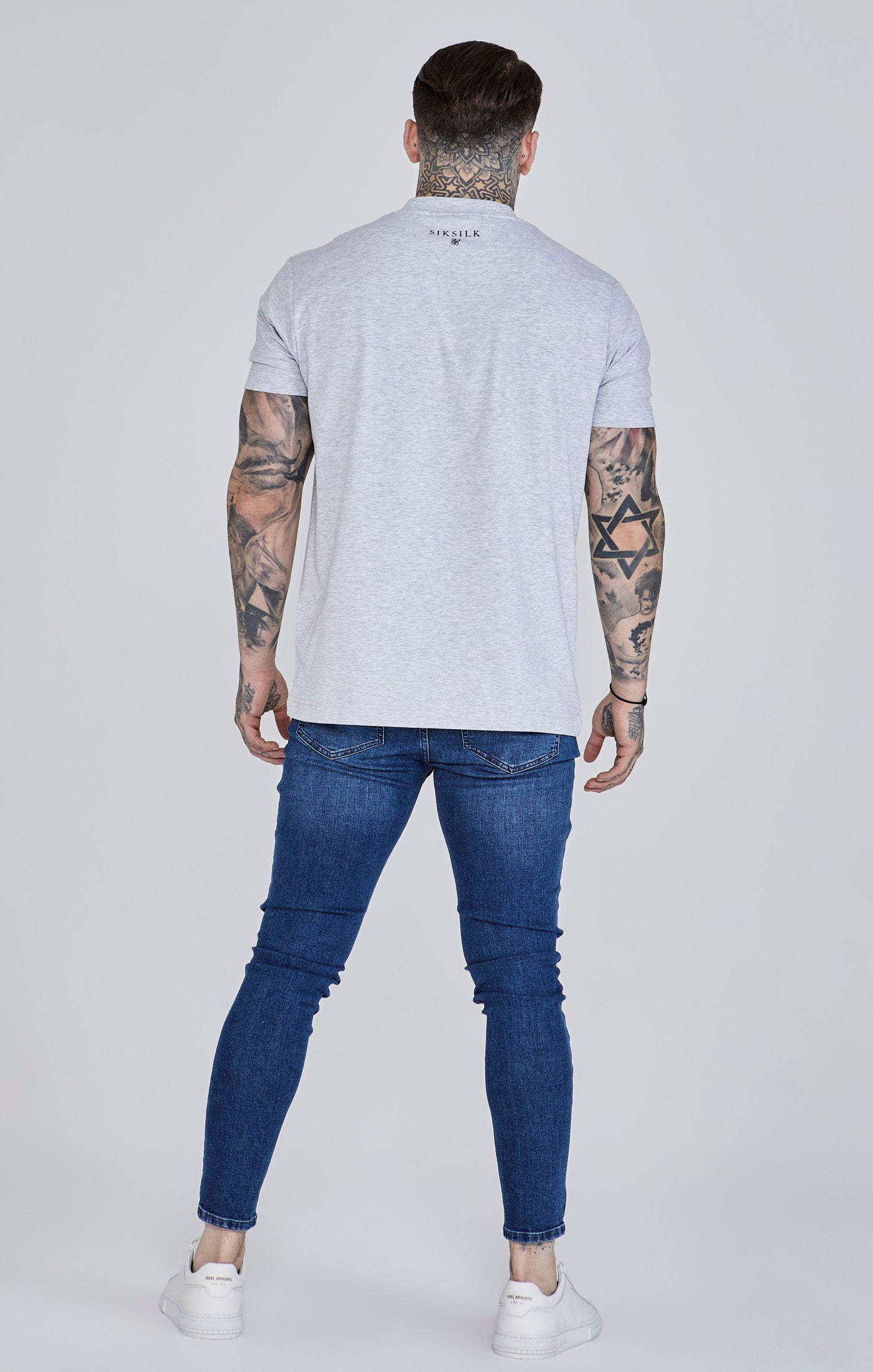 Jeans skinny in jeans blu SikSilk   