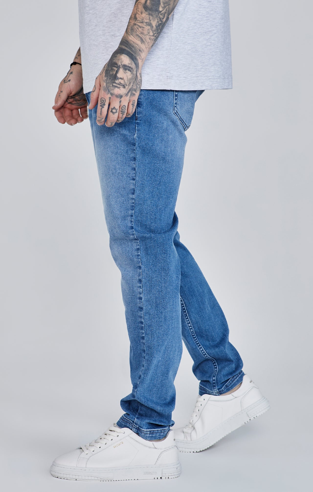 Jeans slim fit in blu Jeans SikSilk   