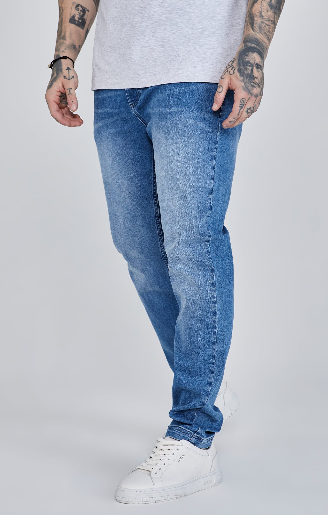 Jeans slim fit in blu Jeans SikSilk   