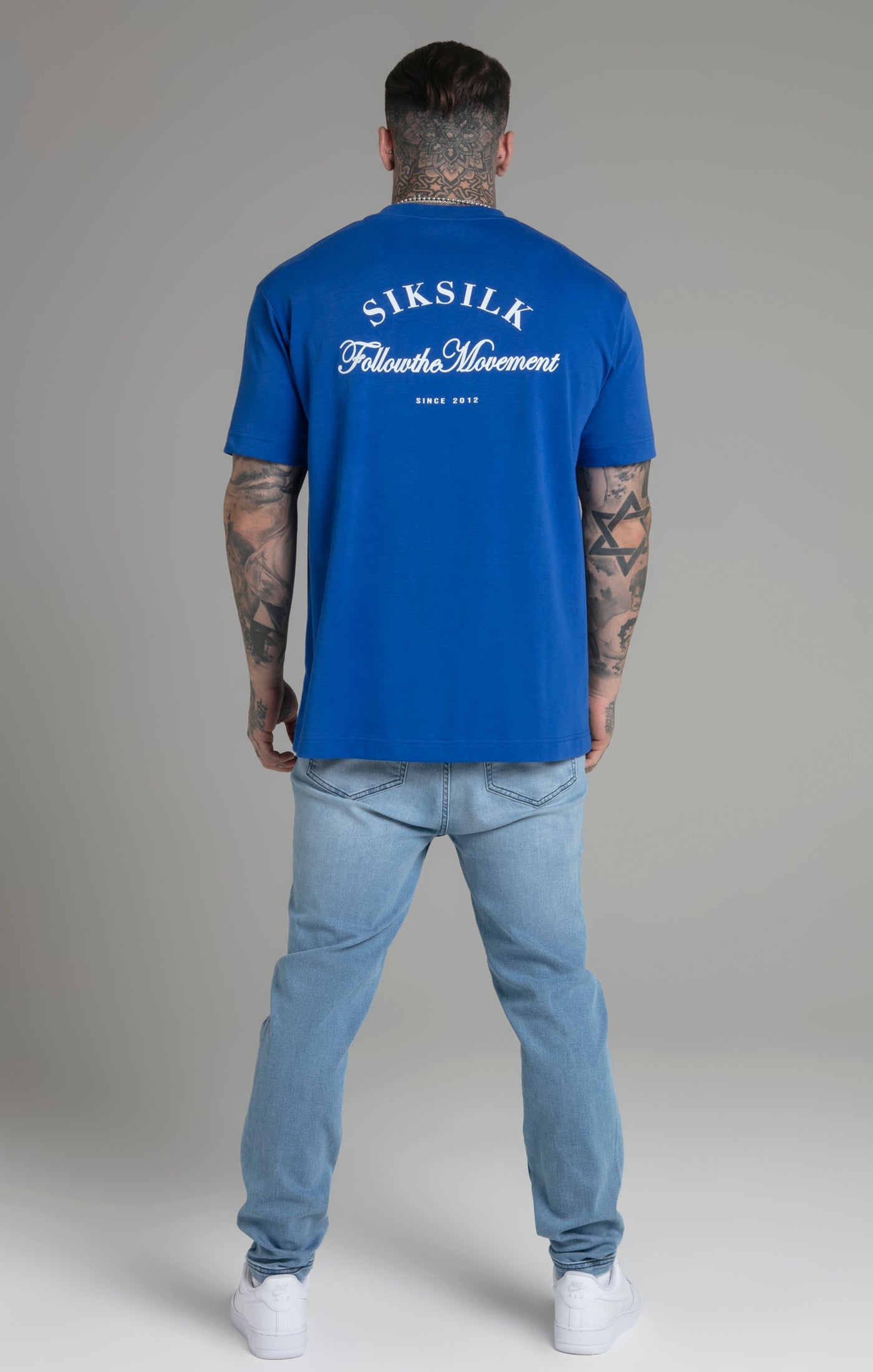 Maglietta grafica in blu Magliette SikSilk   