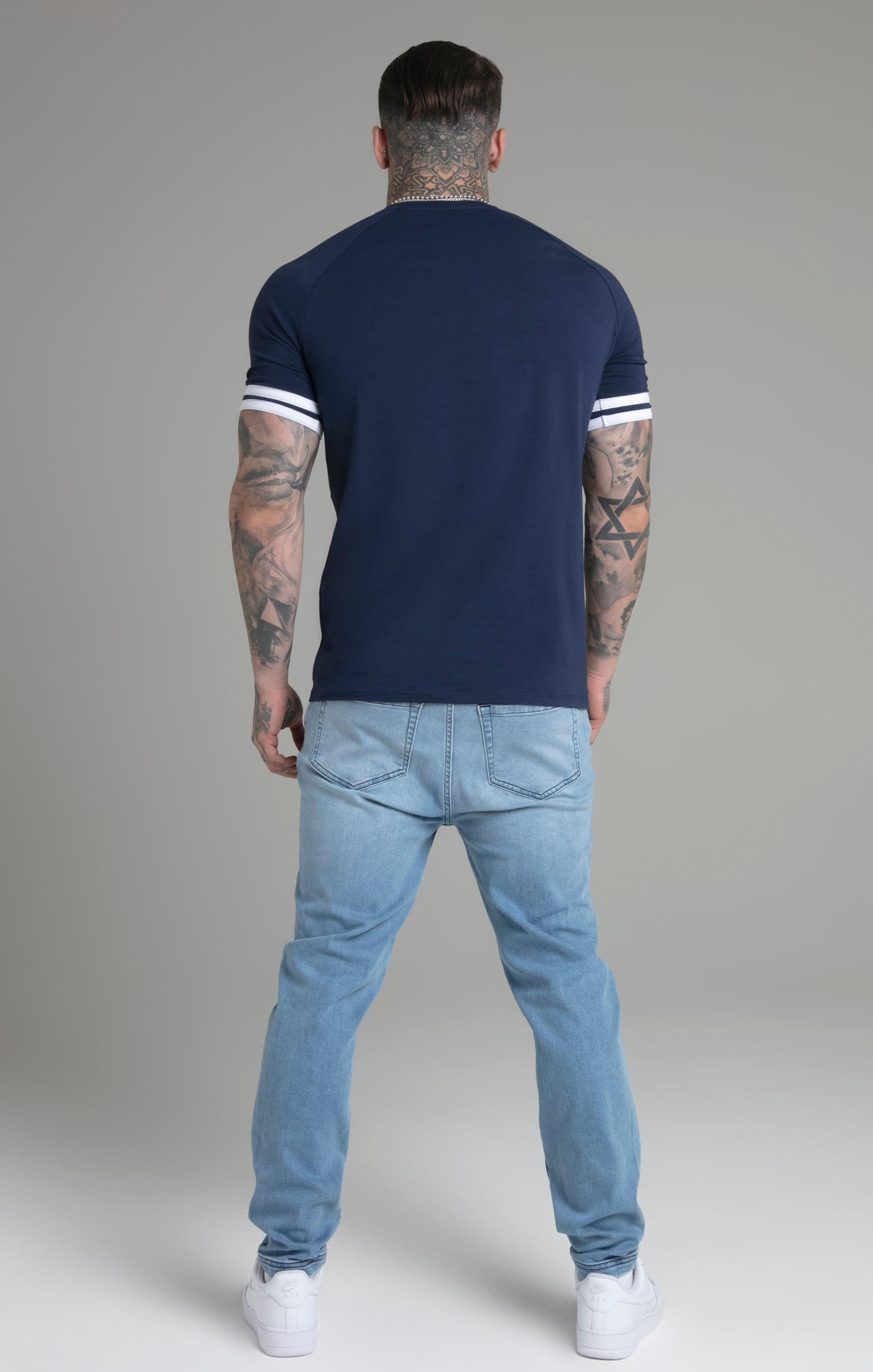 Maglietta Tournament in Navy Magliette SikSilk   