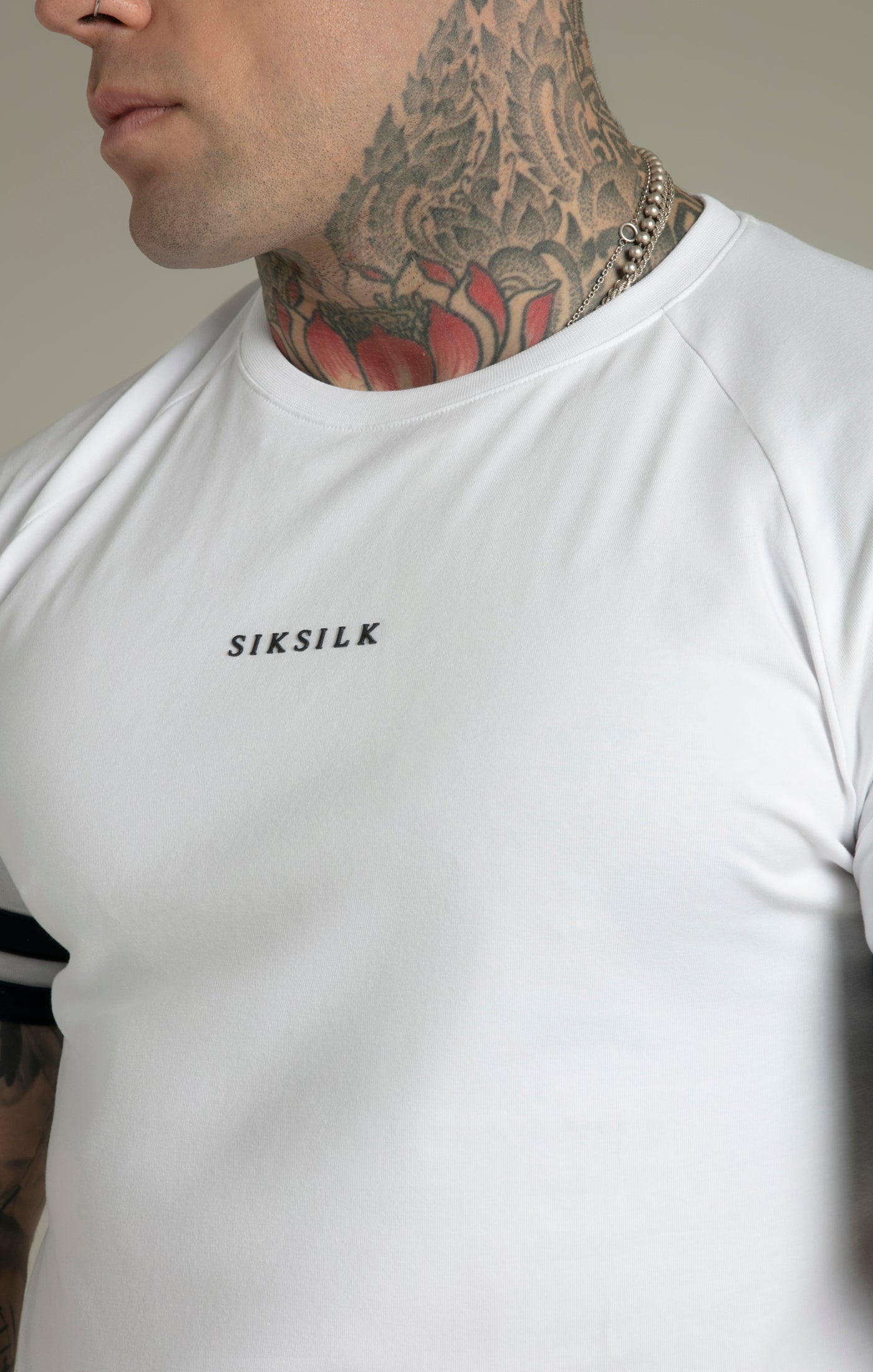 Maglietta Tournament in Bianco Magliette SikSilk   