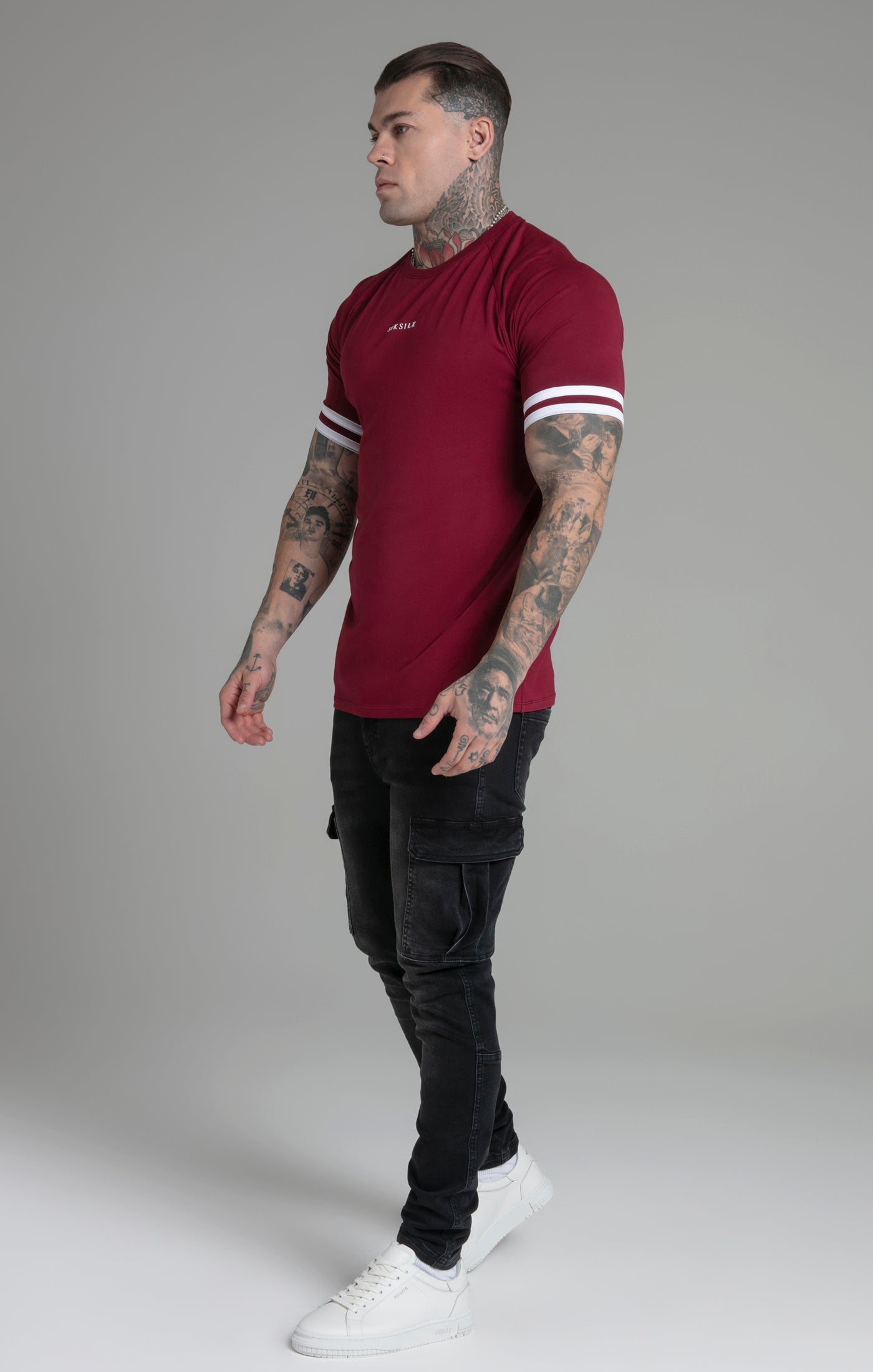 Maglietta Tournament in Rosso Magliette SikSilk   