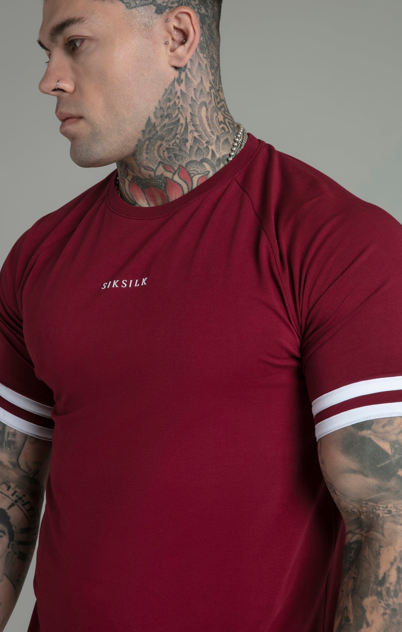 Maglietta Tournament in Rosso Magliette SikSilk   