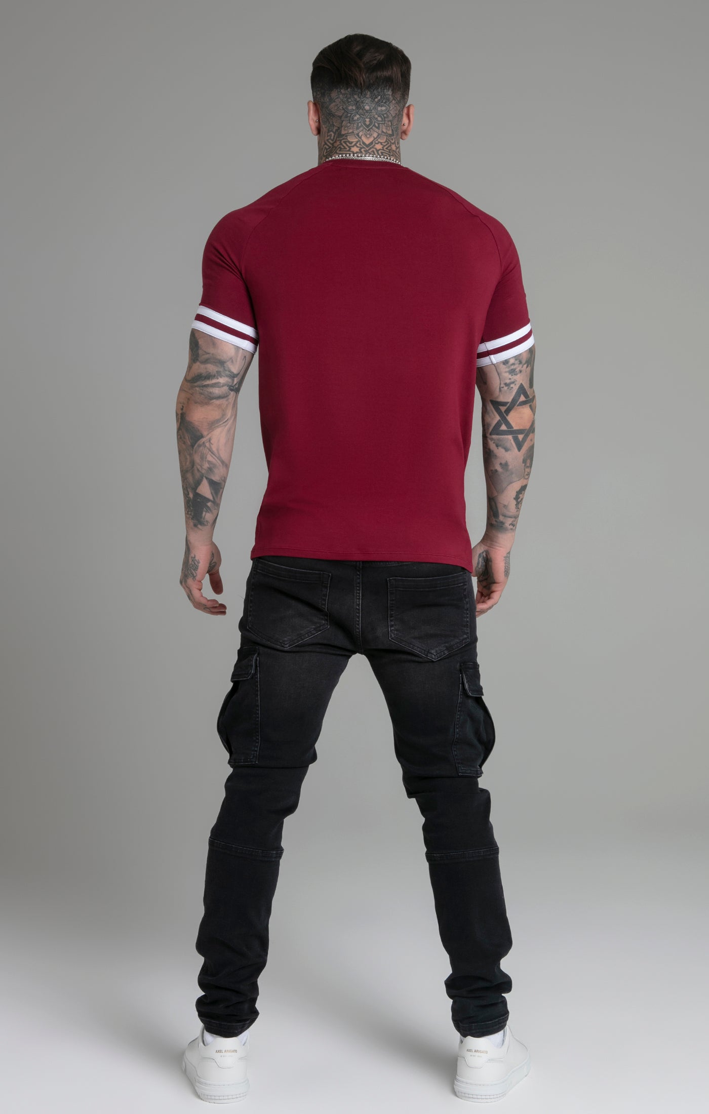 Maglietta Tournament in Rosso Magliette SikSilk   