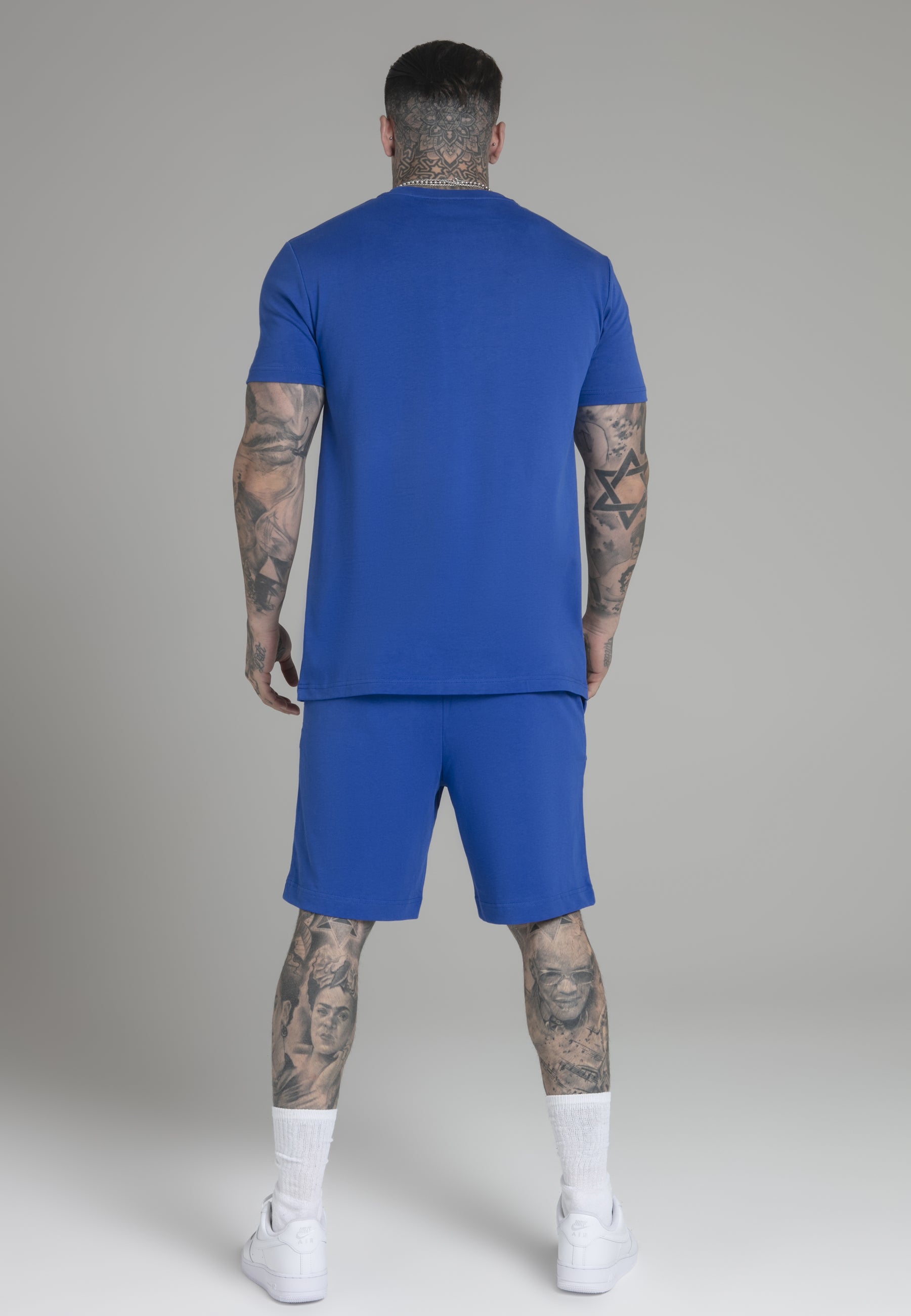 Set di magliette e pantaloncini blu SikSilk   