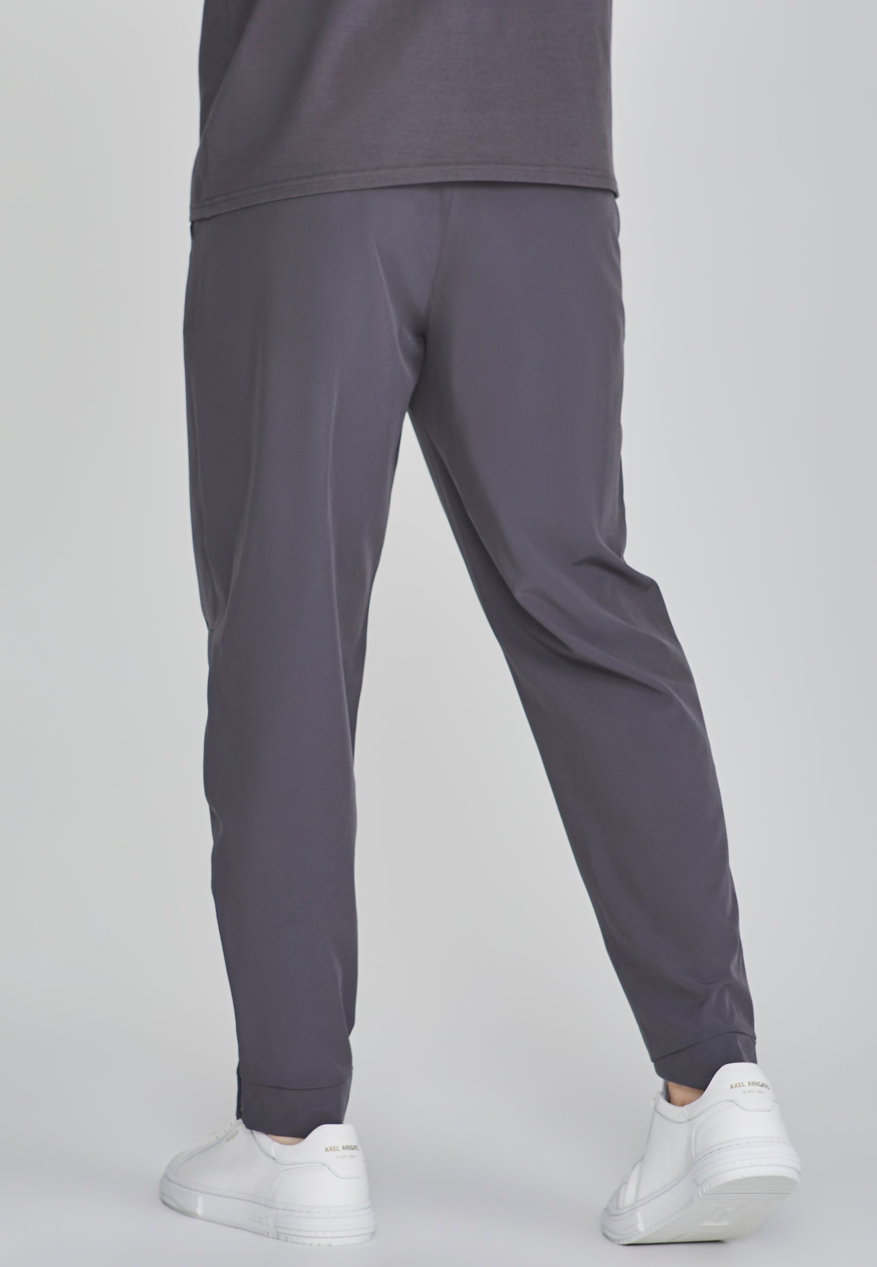 Pantaloni eleganti in grigio scuro Pantaloni SikSilk