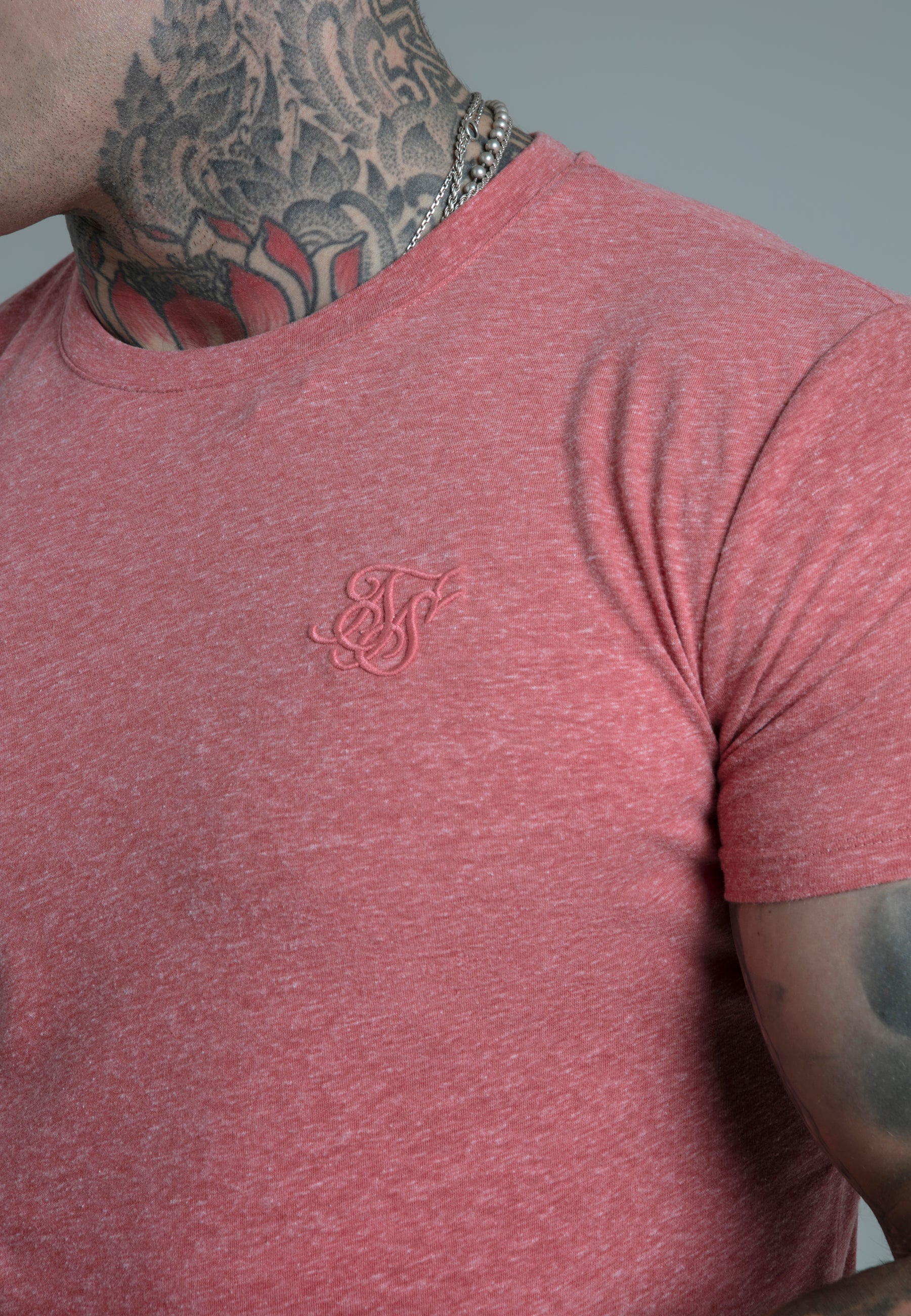 T-shirt Marl in arancione T-shirt SikSilk   