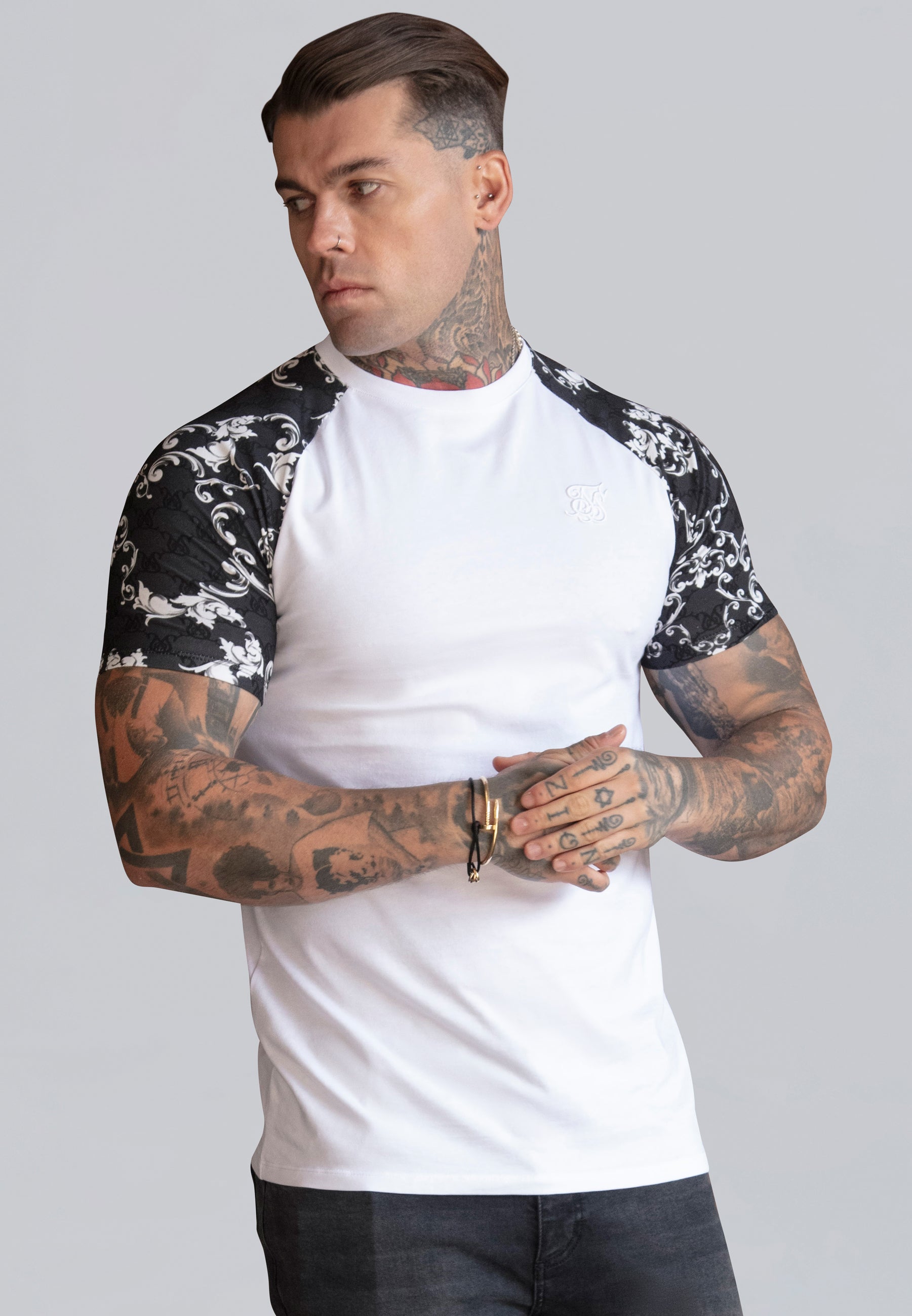 Maglietta veneziana in bianco Magliette SikSilk   