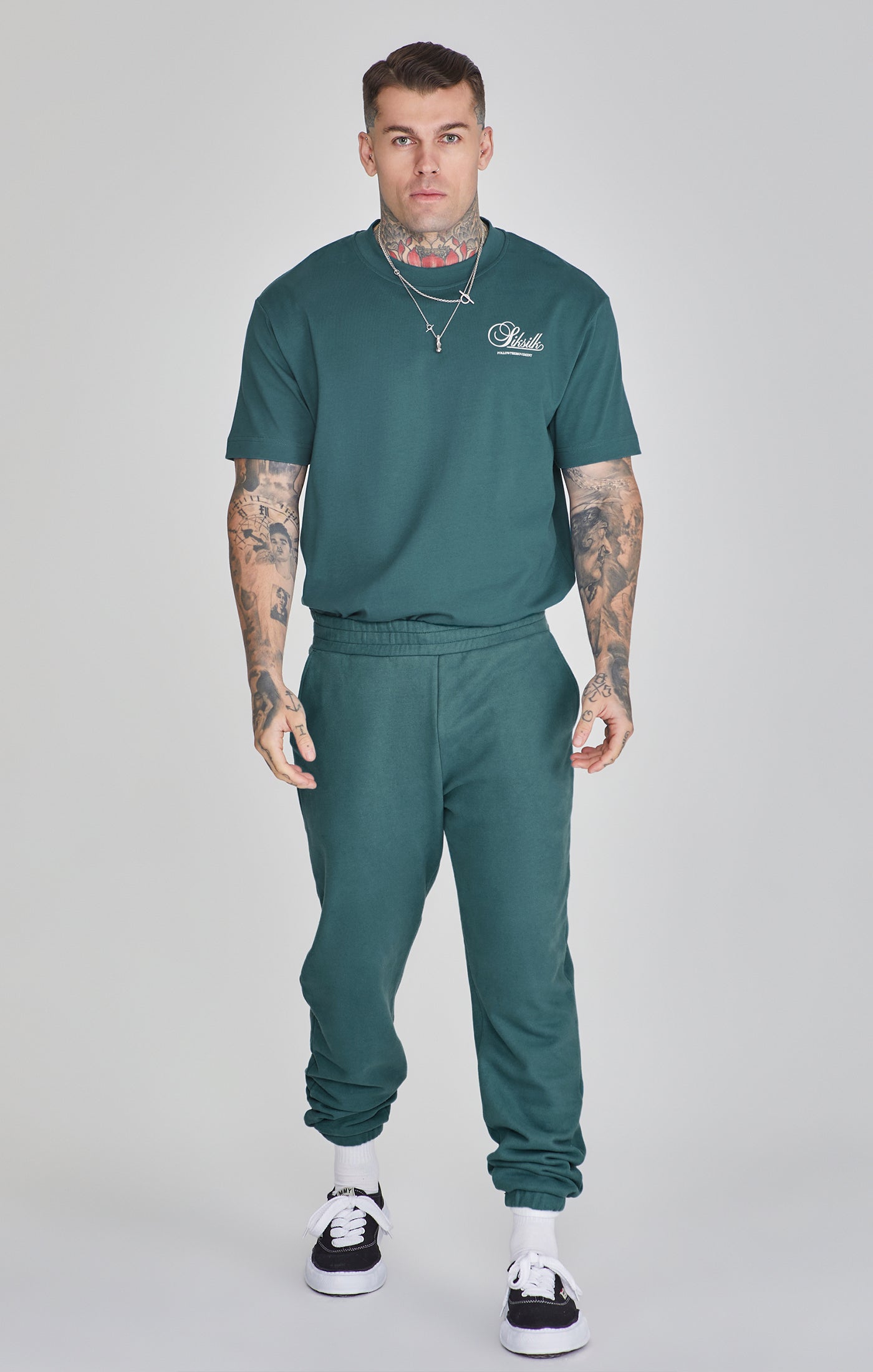 Maglietta grafica in verde Magliette SikSilk   