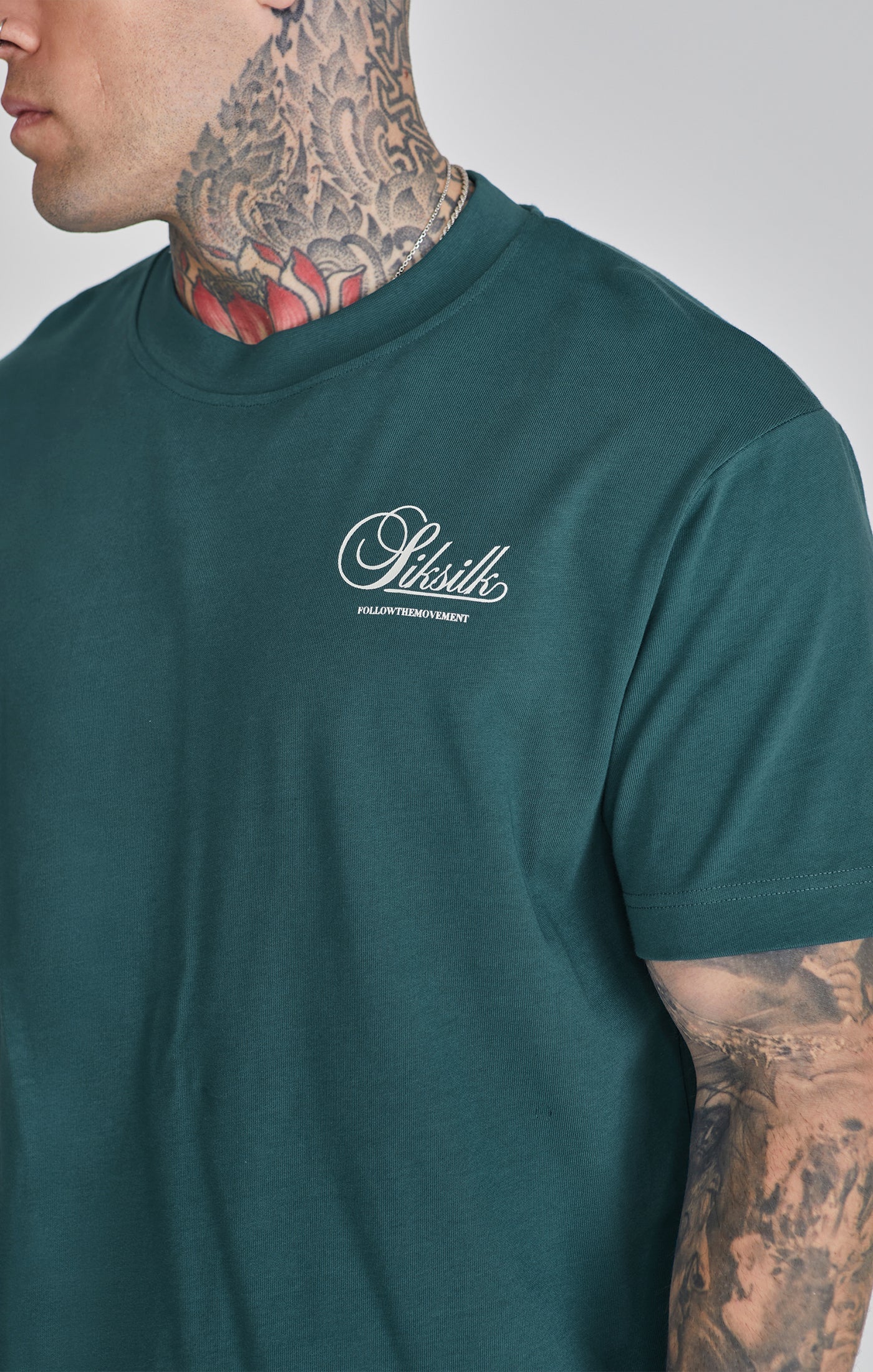 Maglietta grafica in verde Magliette SikSilk   