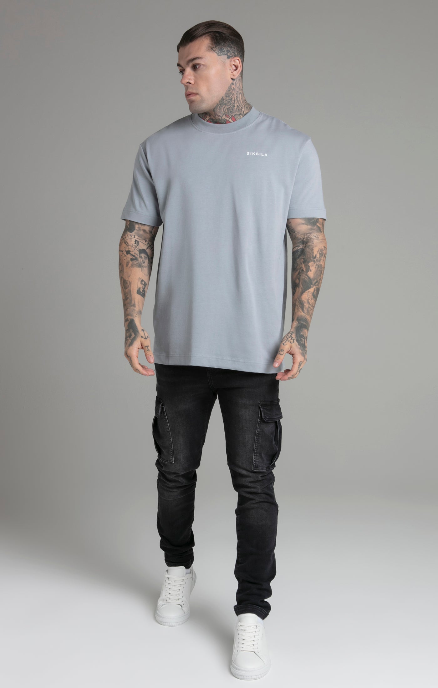 Maglietta in edizione limitata in grigio Magliette SikSilk   