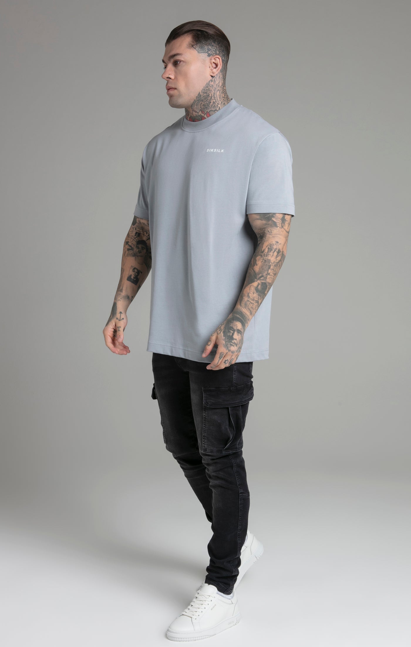 Maglietta in edizione limitata in grigio Magliette SikSilk   