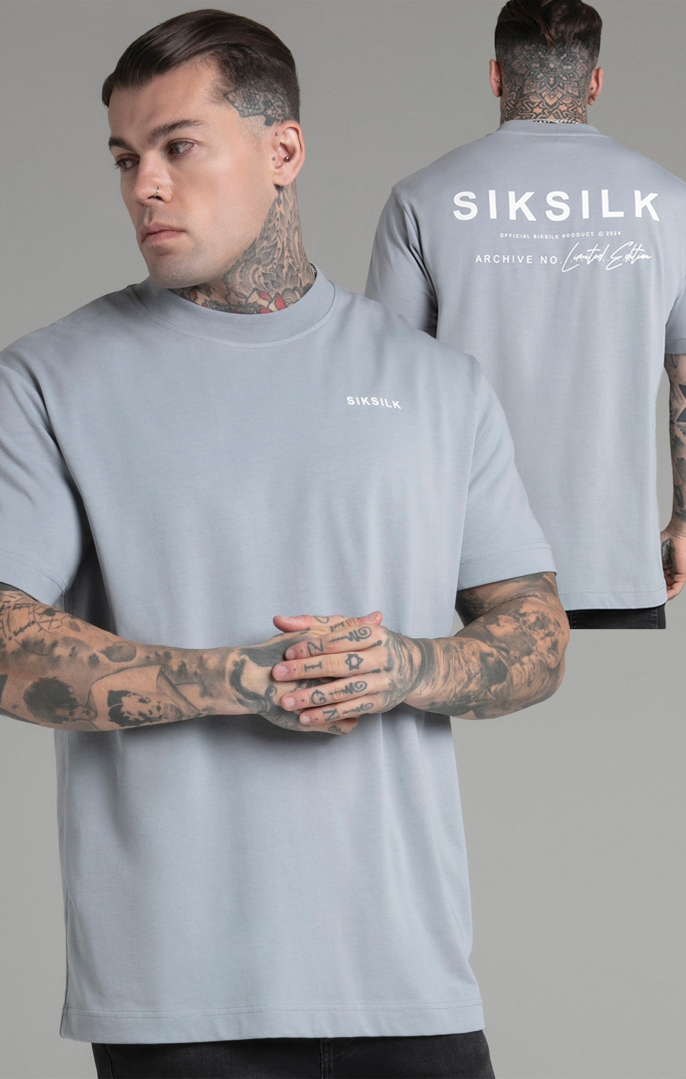 Maglietta in edizione limitata in grigio Magliette SikSilk   