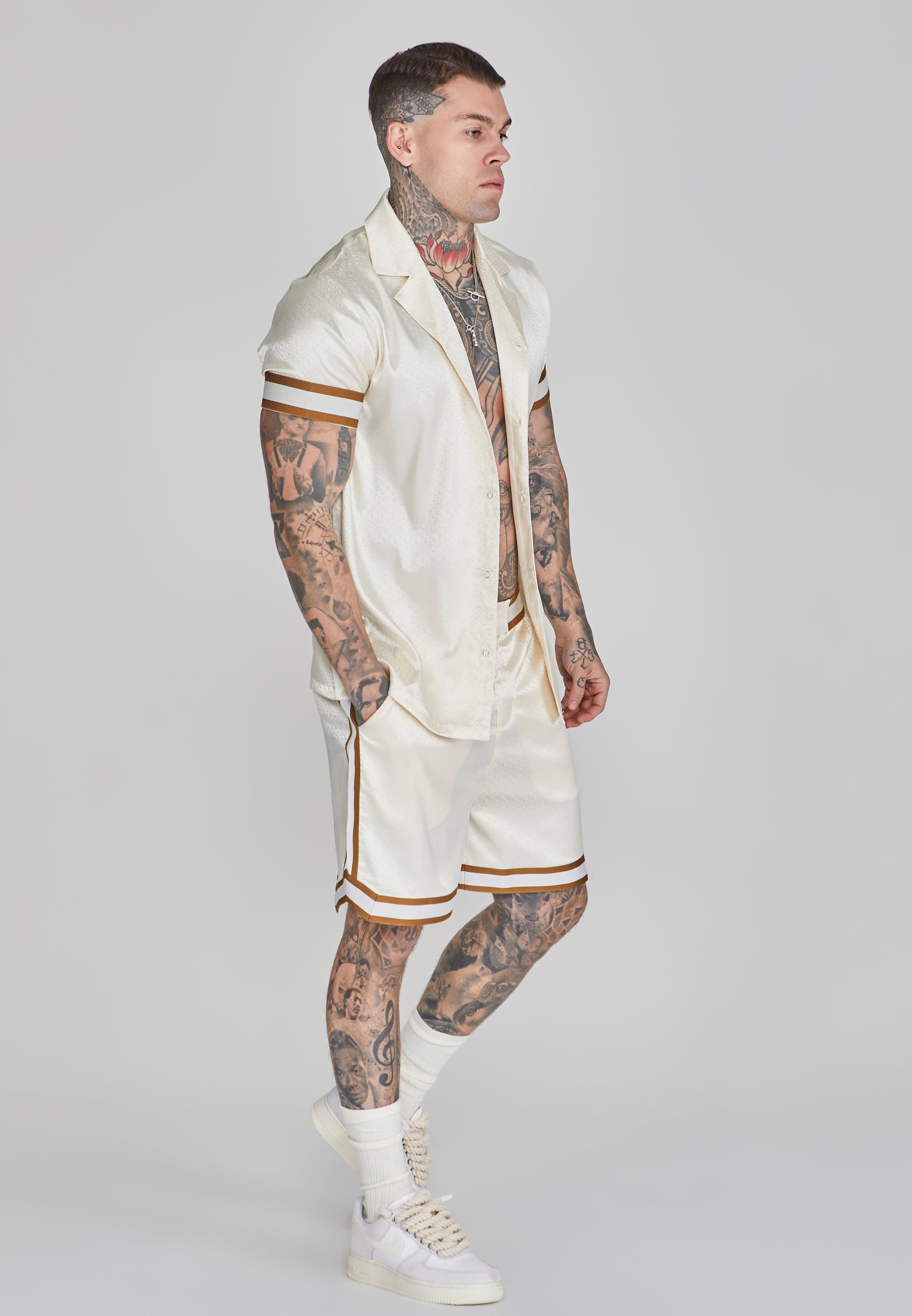 Camicia Resort in ecru Camicie SikSilk   