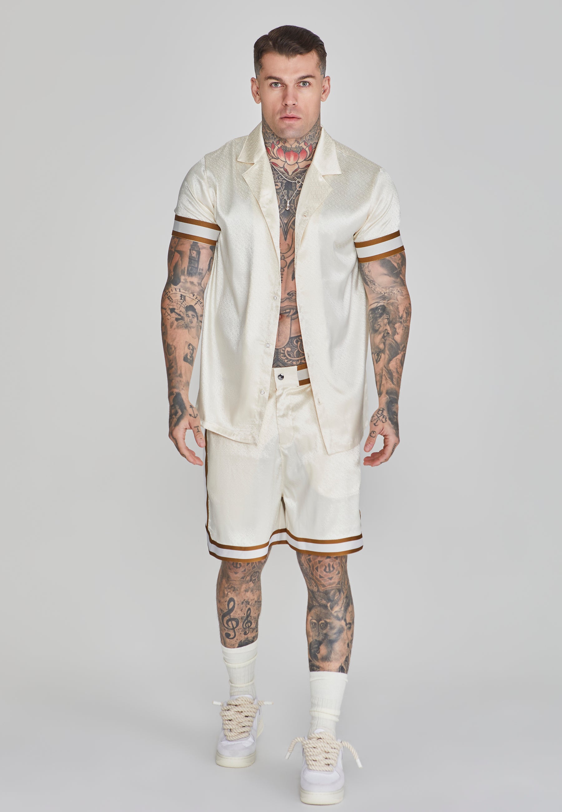 Camicia Resort in ecru Camicie SikSilk   