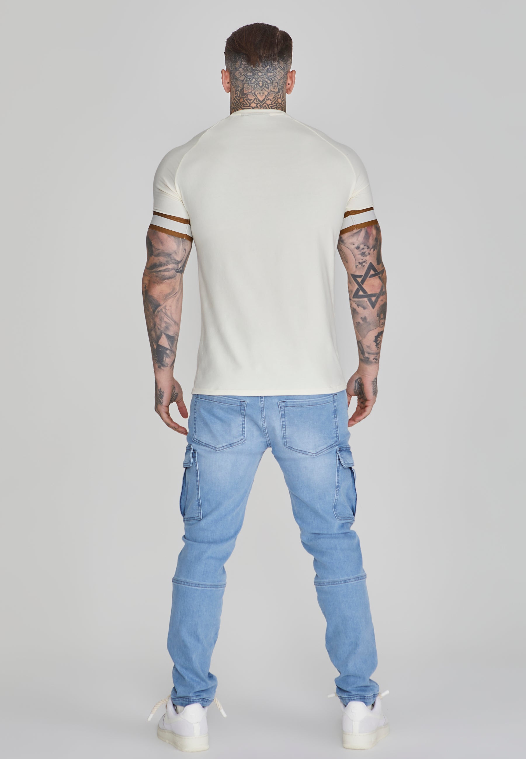 T-shirt tecnica in ecru T-shirt SikSilk   