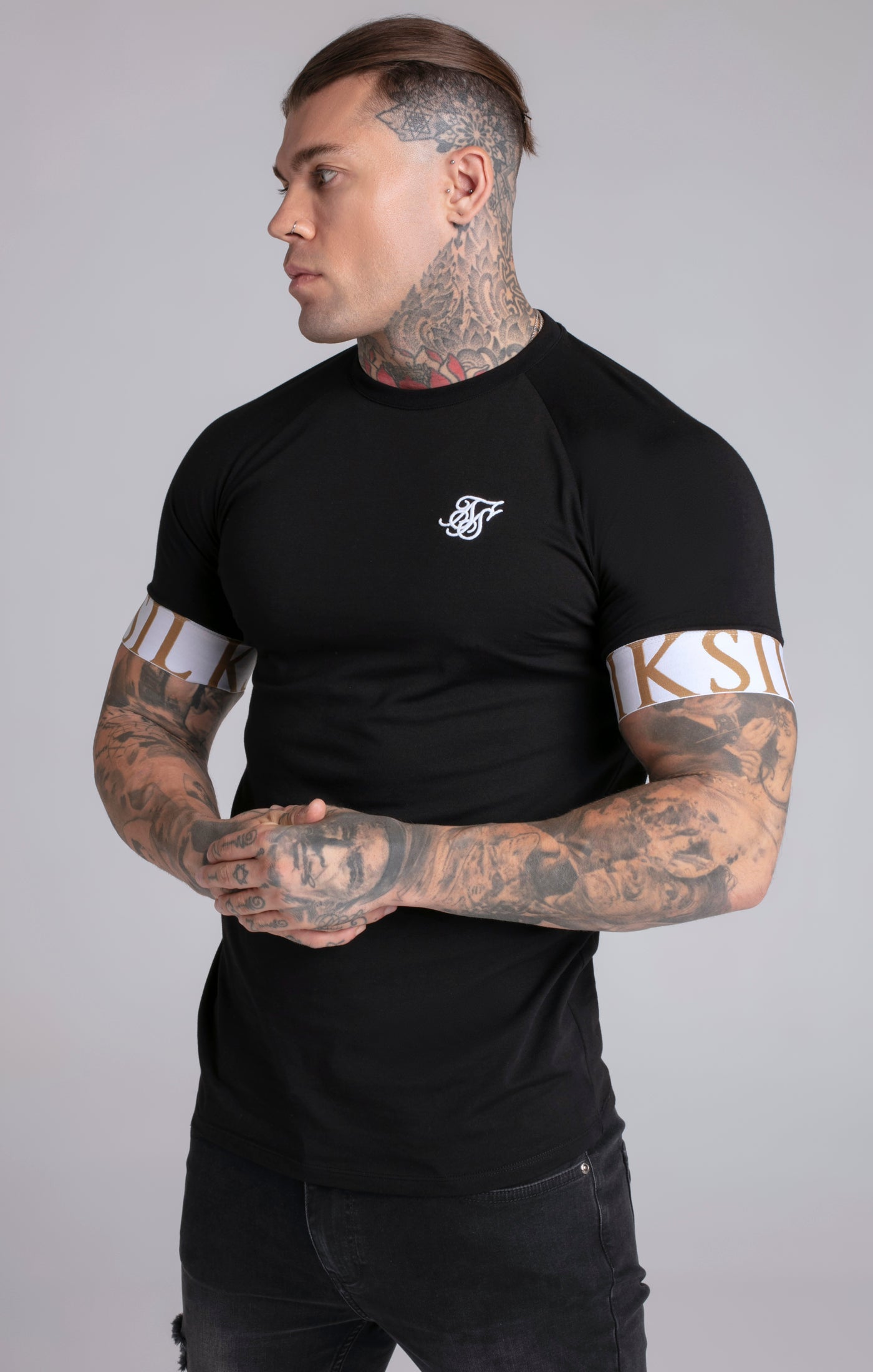 Maglietta Tech in nero Magliette SikSilk   