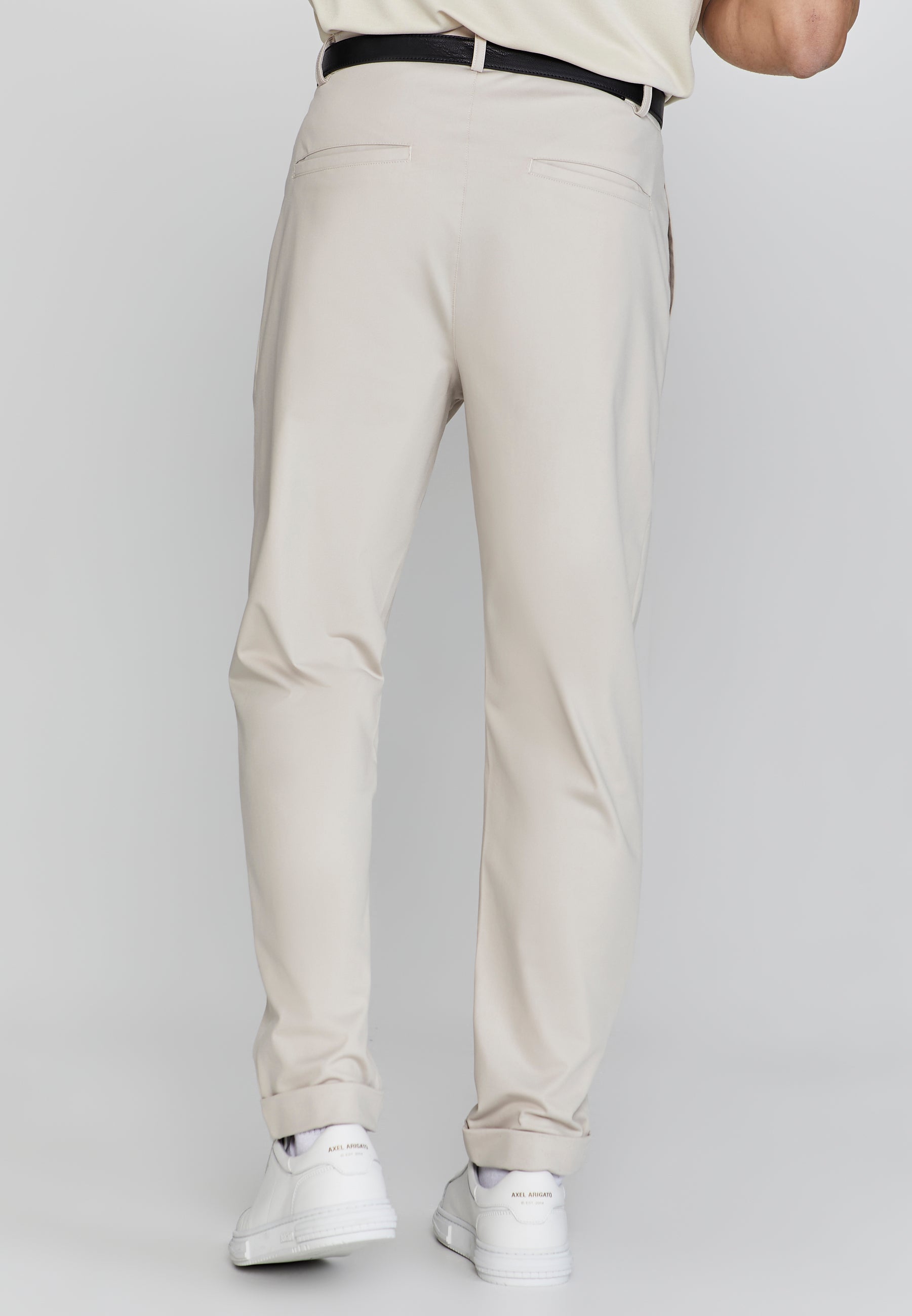 Pantaloni chino eleganti in beige SikSilk   