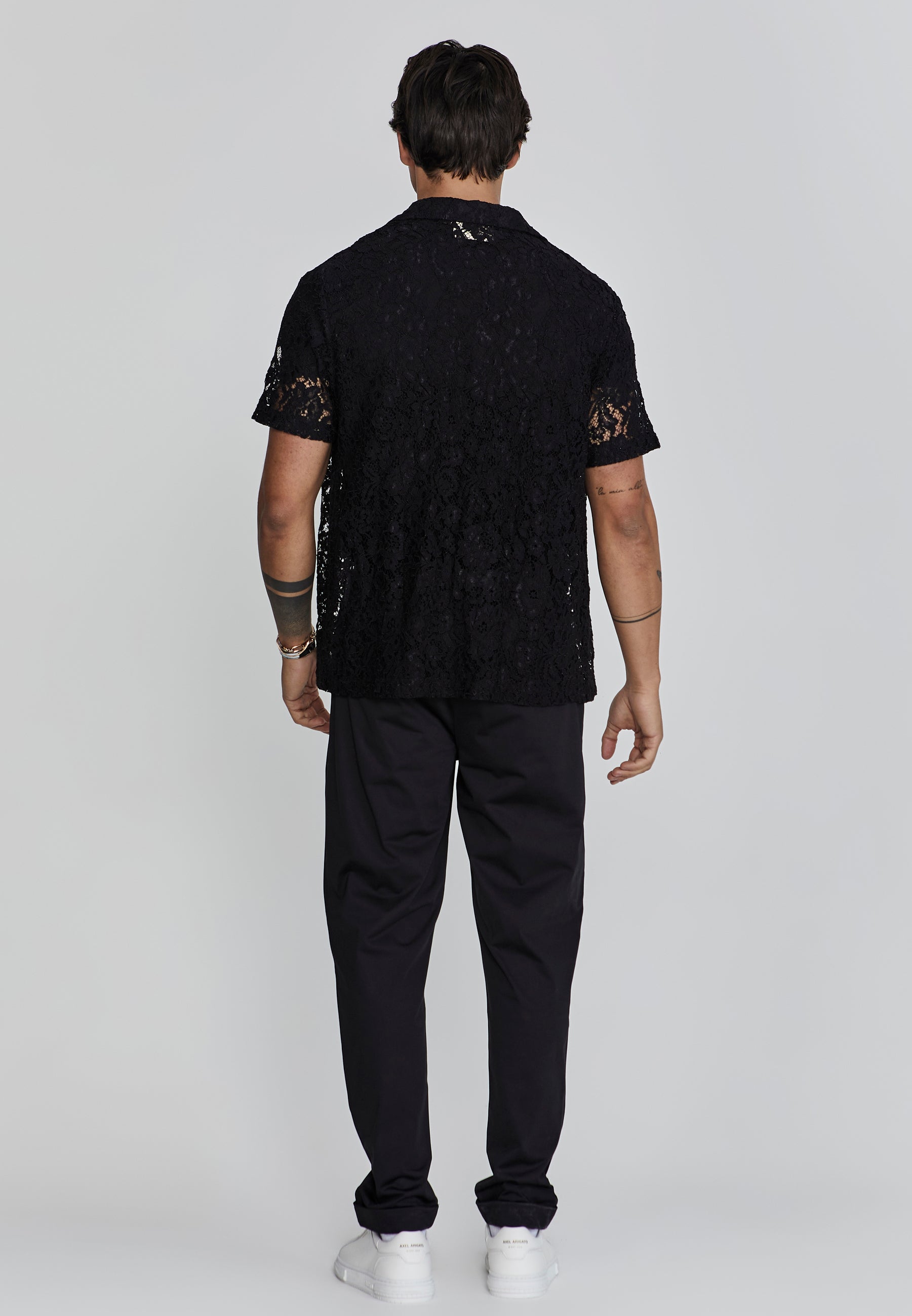 Pantaloni eleganti Chino in nero SikSilk   