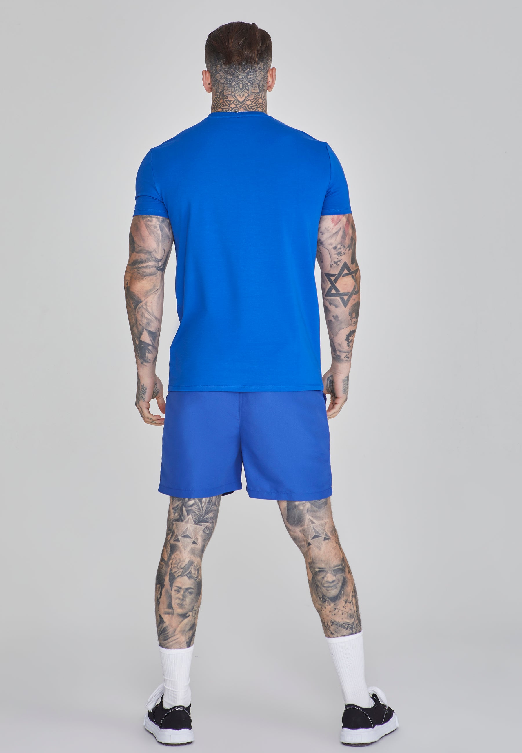 Maglietta Muscle Fit in blu Magliette SikSilk   