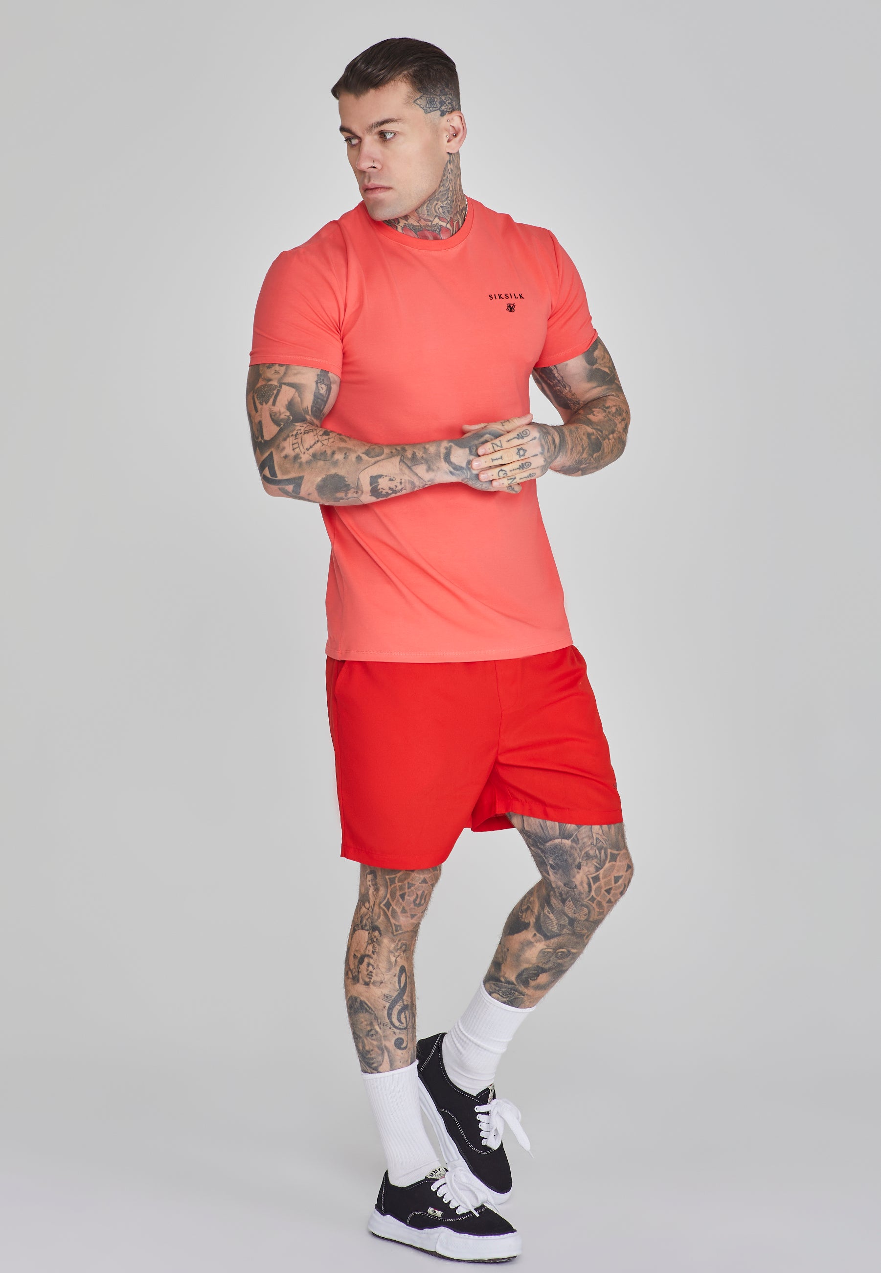 Pantaloncini da bagno in corallo SikSilk   