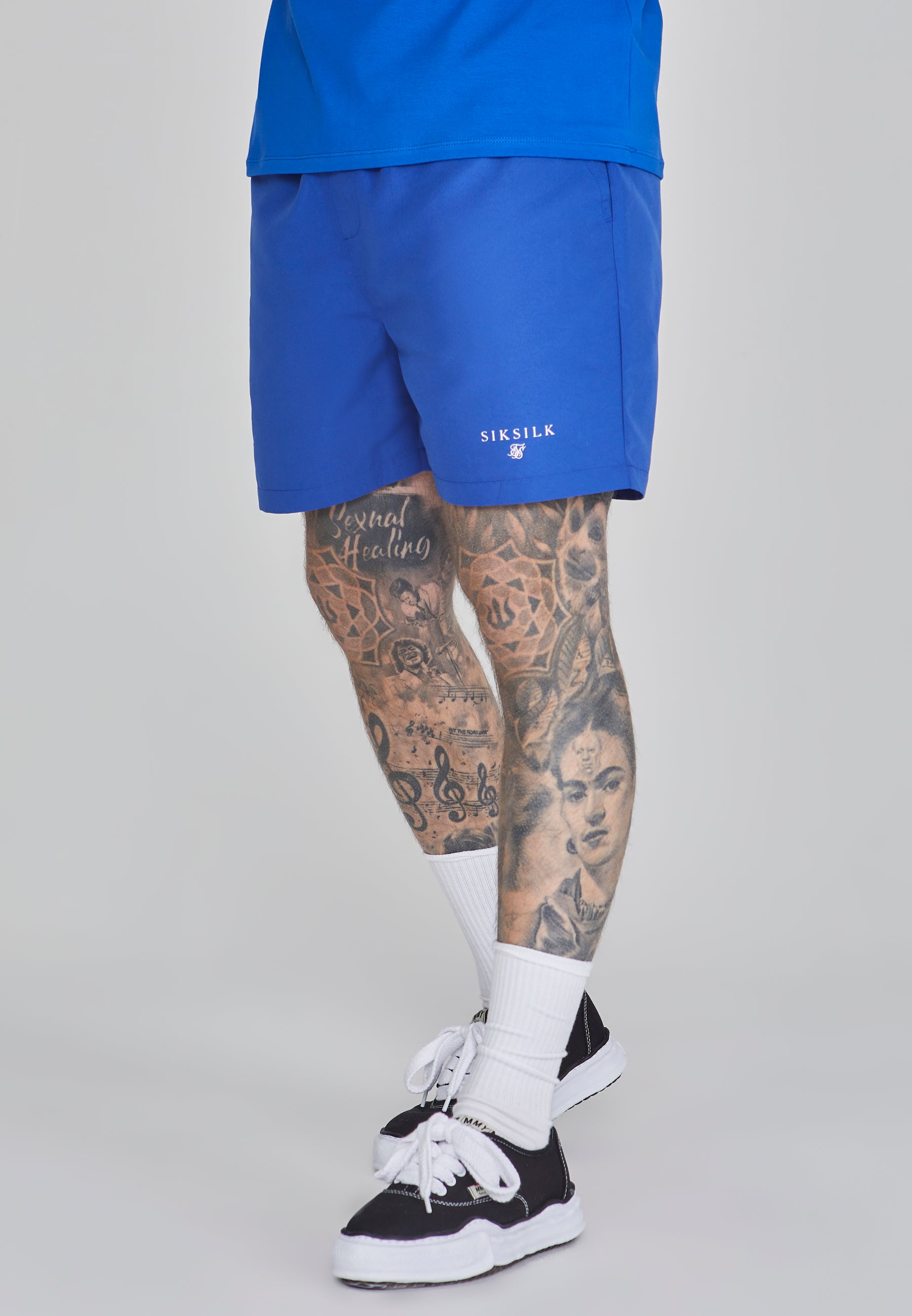 Pantaloncini da bagno in blu Pantaloncini da bagno SikSilk   