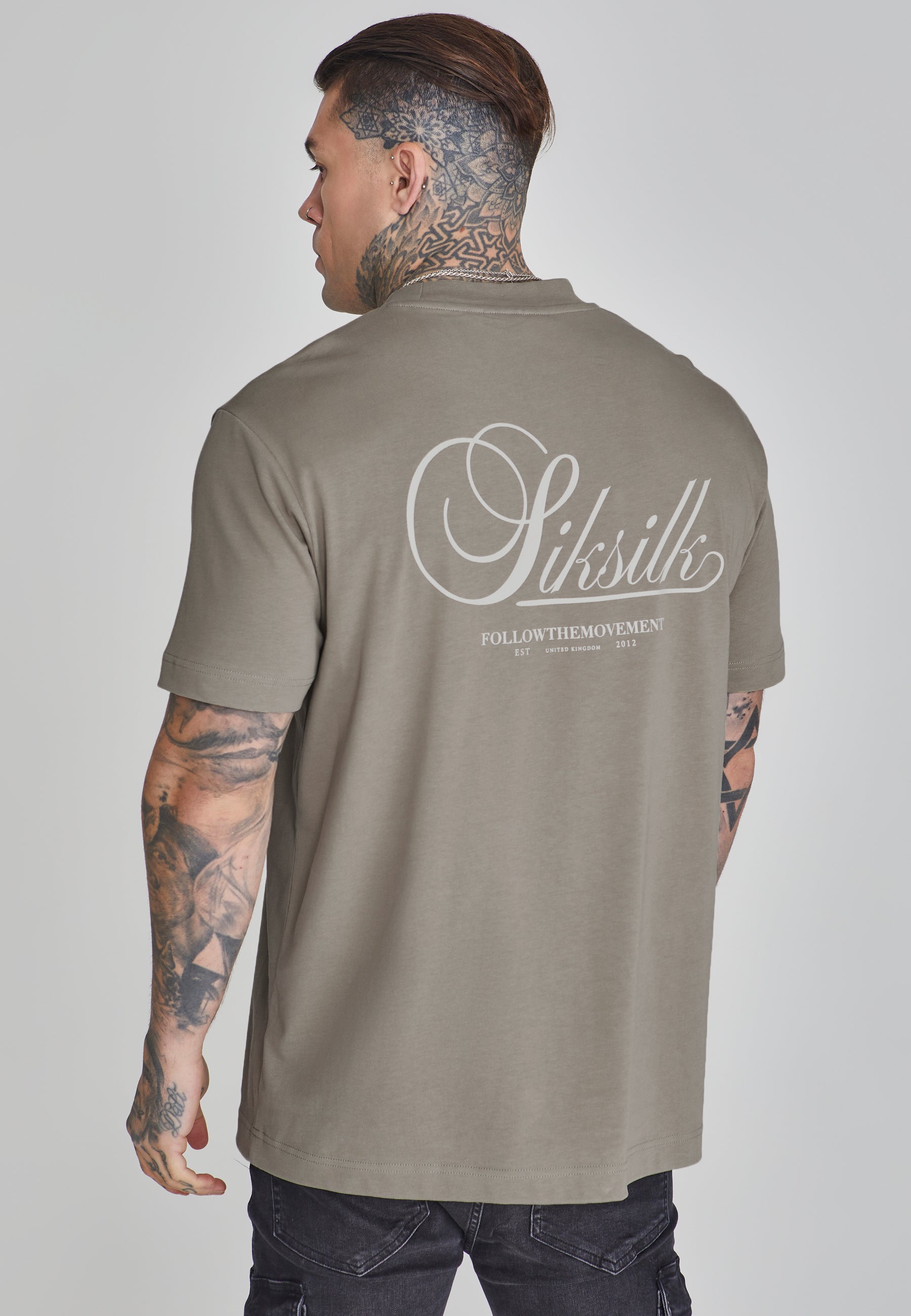 Maglietta grafica in kaki T-shirt SikSilk   