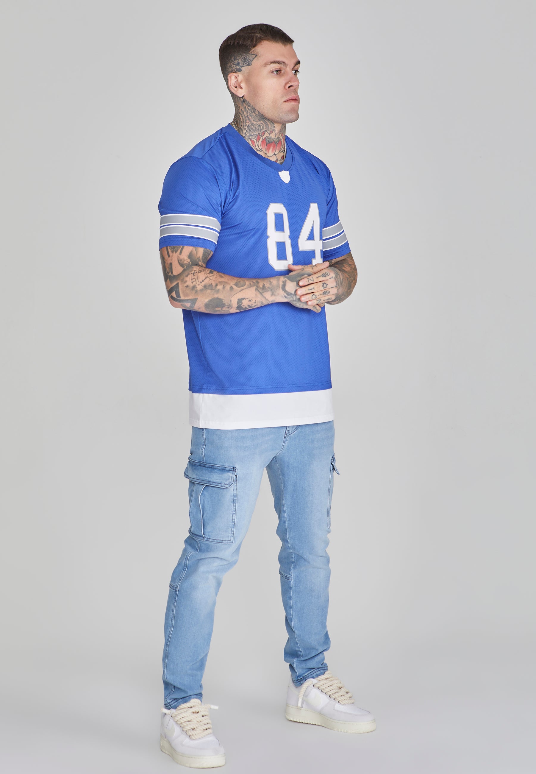 Maglietta sportiva in blu Magliette SikSilk   