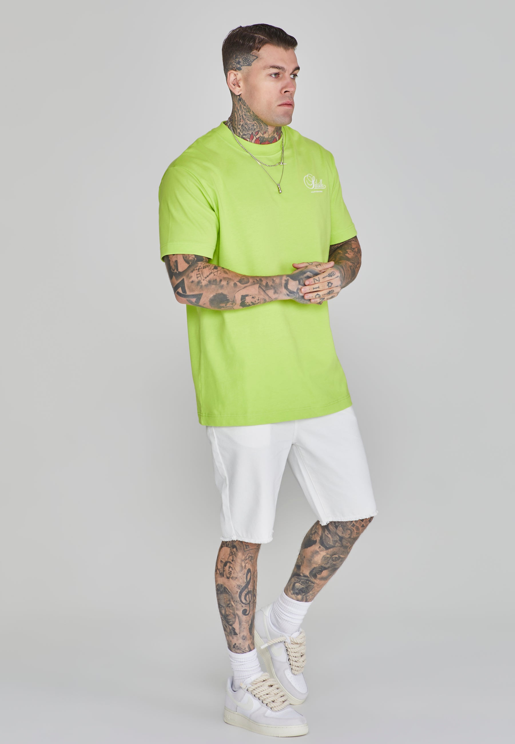 Maglietta grafica in verde Magliette SikSilk   