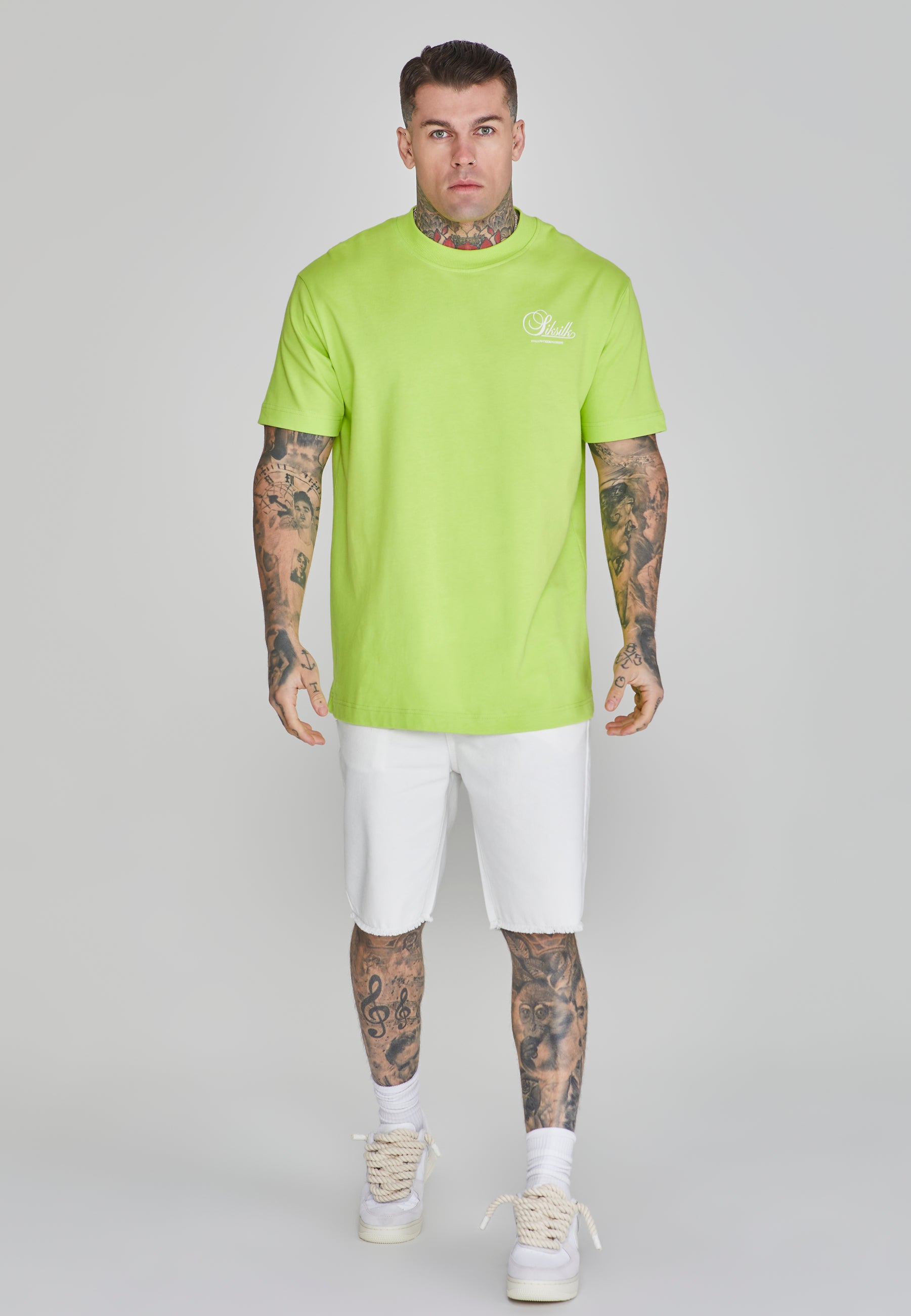 Maglietta grafica in verde Magliette SikSilk   