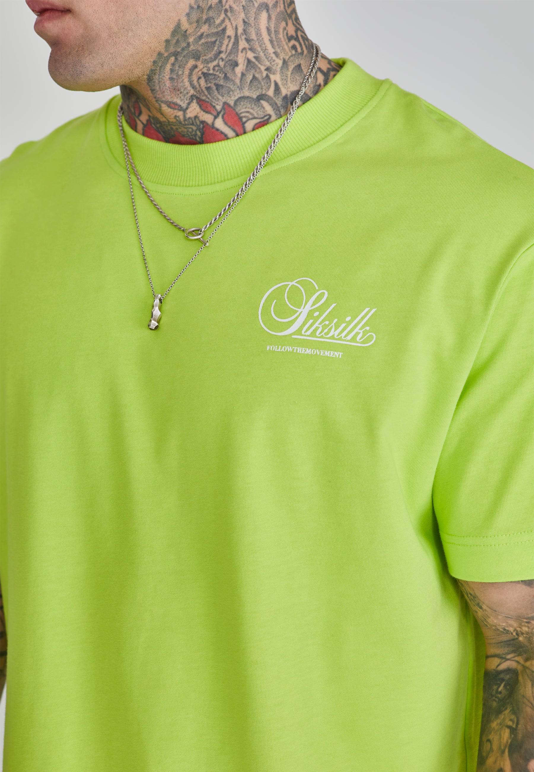 Maglietta grafica in verde Magliette SikSilk   