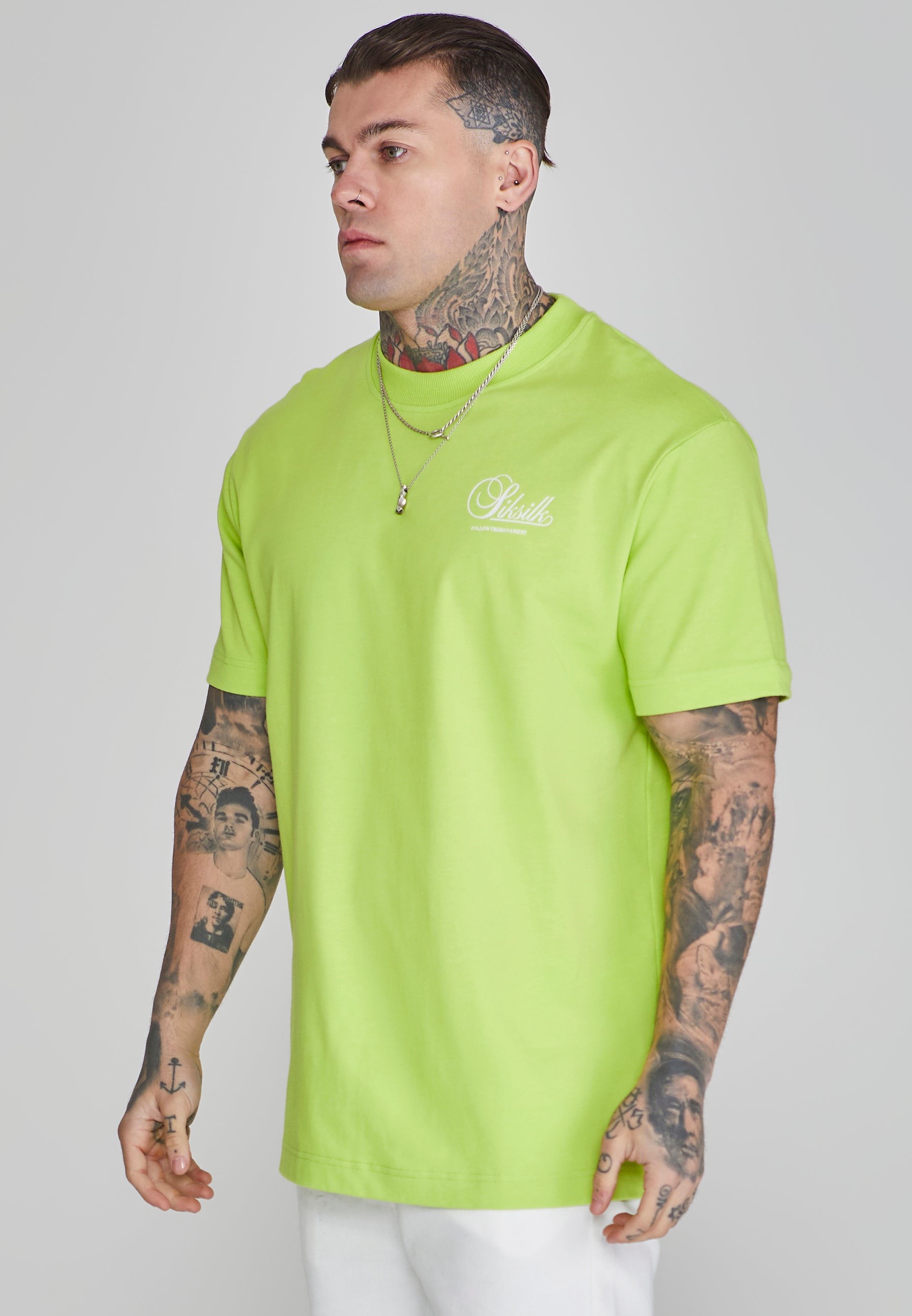 Maglietta grafica in verde Magliette SikSilk   